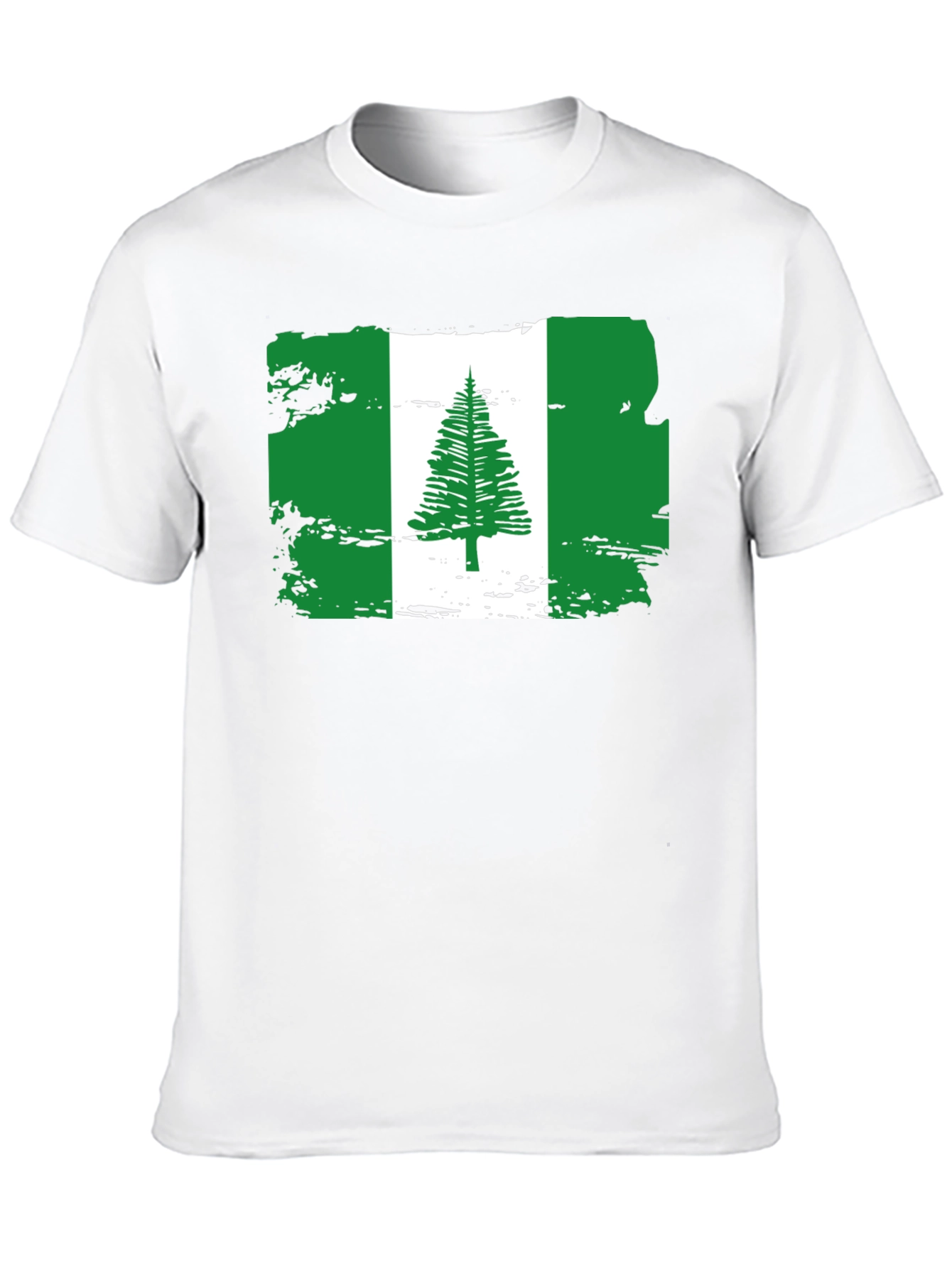 Norfolk Island Flag T-Shirt - Distressed Style Tee