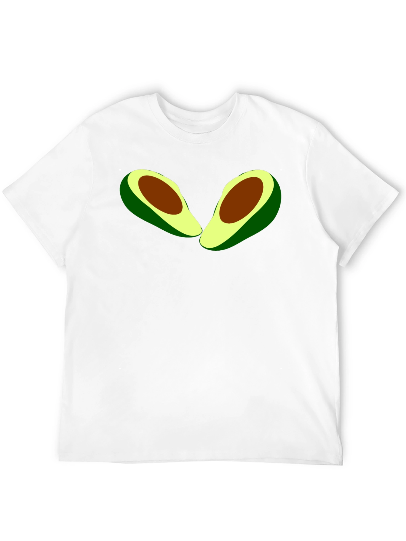 Avocado Graphic Tee - Casual Black T-Shirt