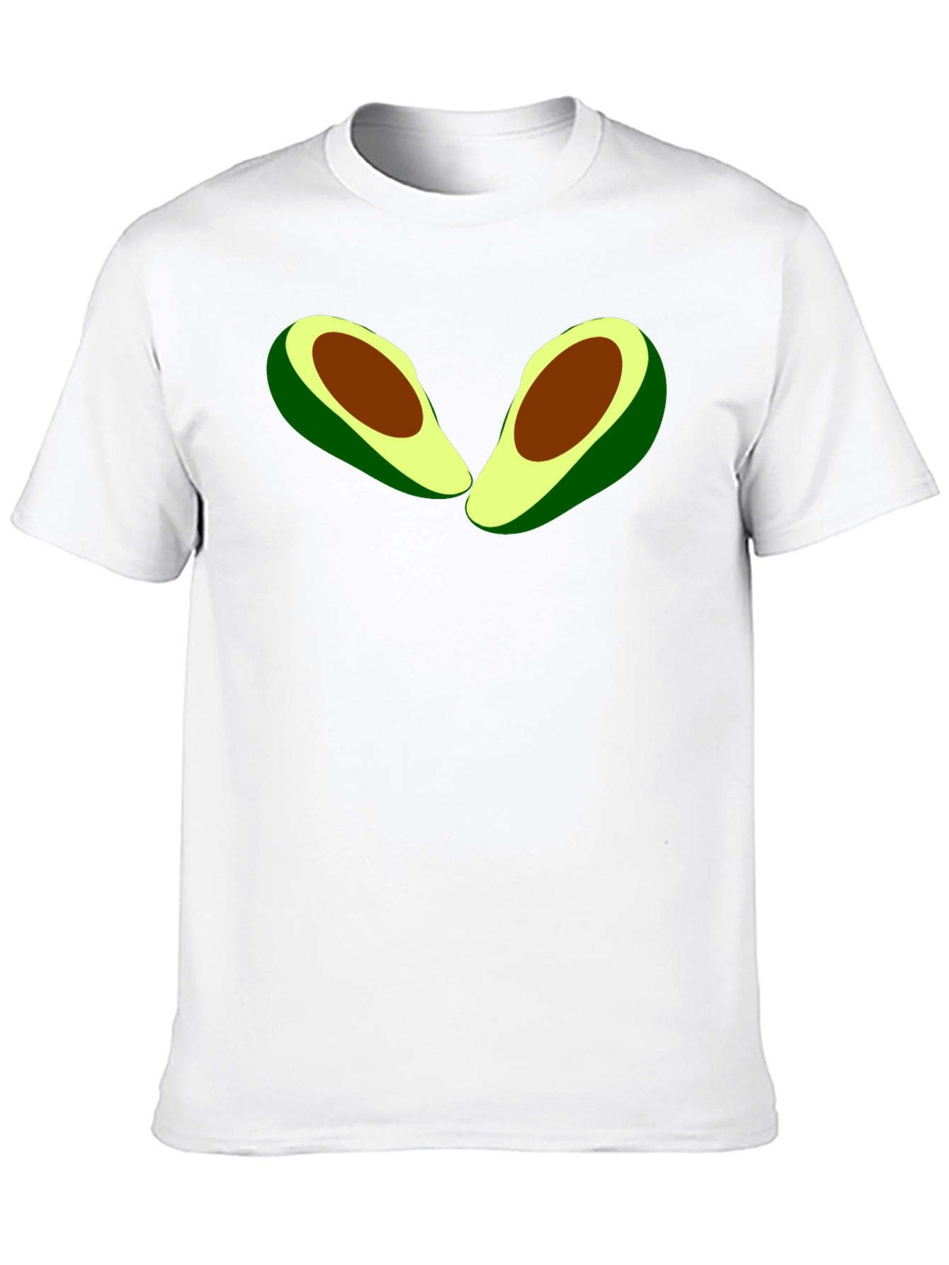 Avocado Graphic Tee - Casual Black T-Shirt