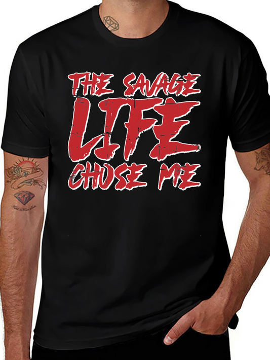 The Savage Life Tee - Bold Graphic T-Shirt
