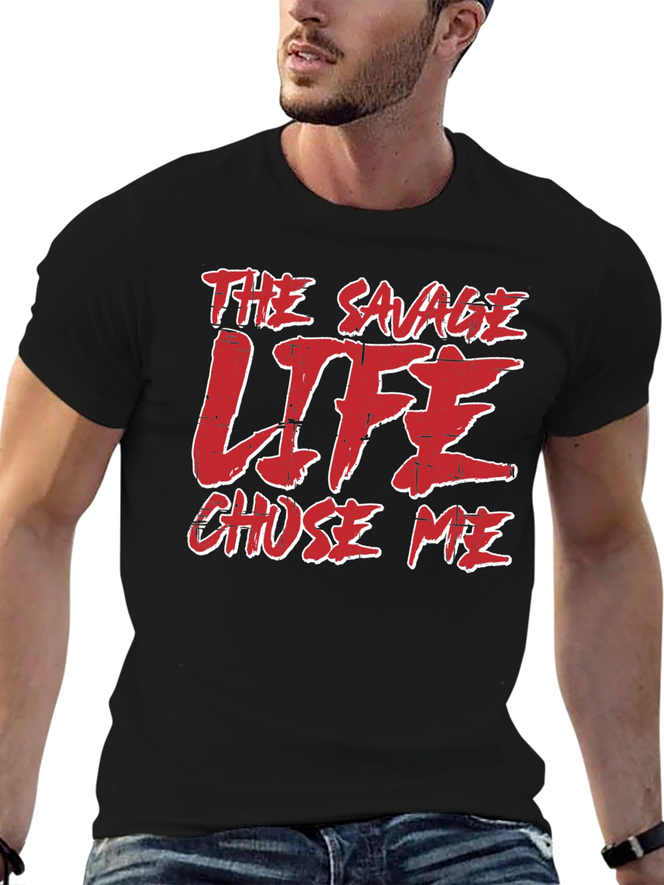 The Savage Life Tee - Bold Graphic T-Shirt
