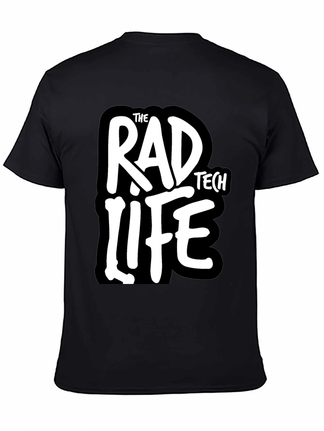 Rad Tech Life Black Graphic Tee