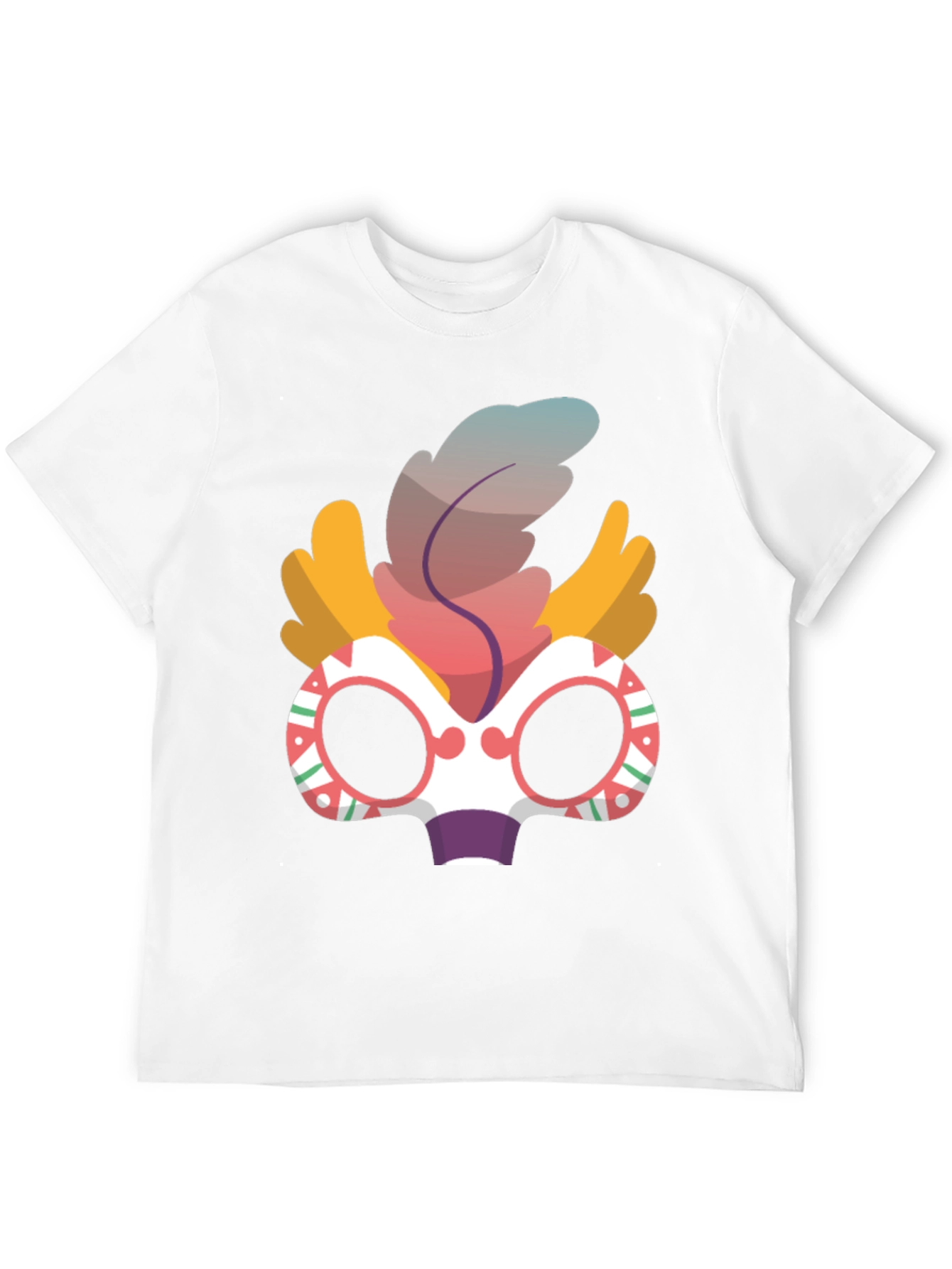 Dia de los Muertos Mask Graphic T-Shirt