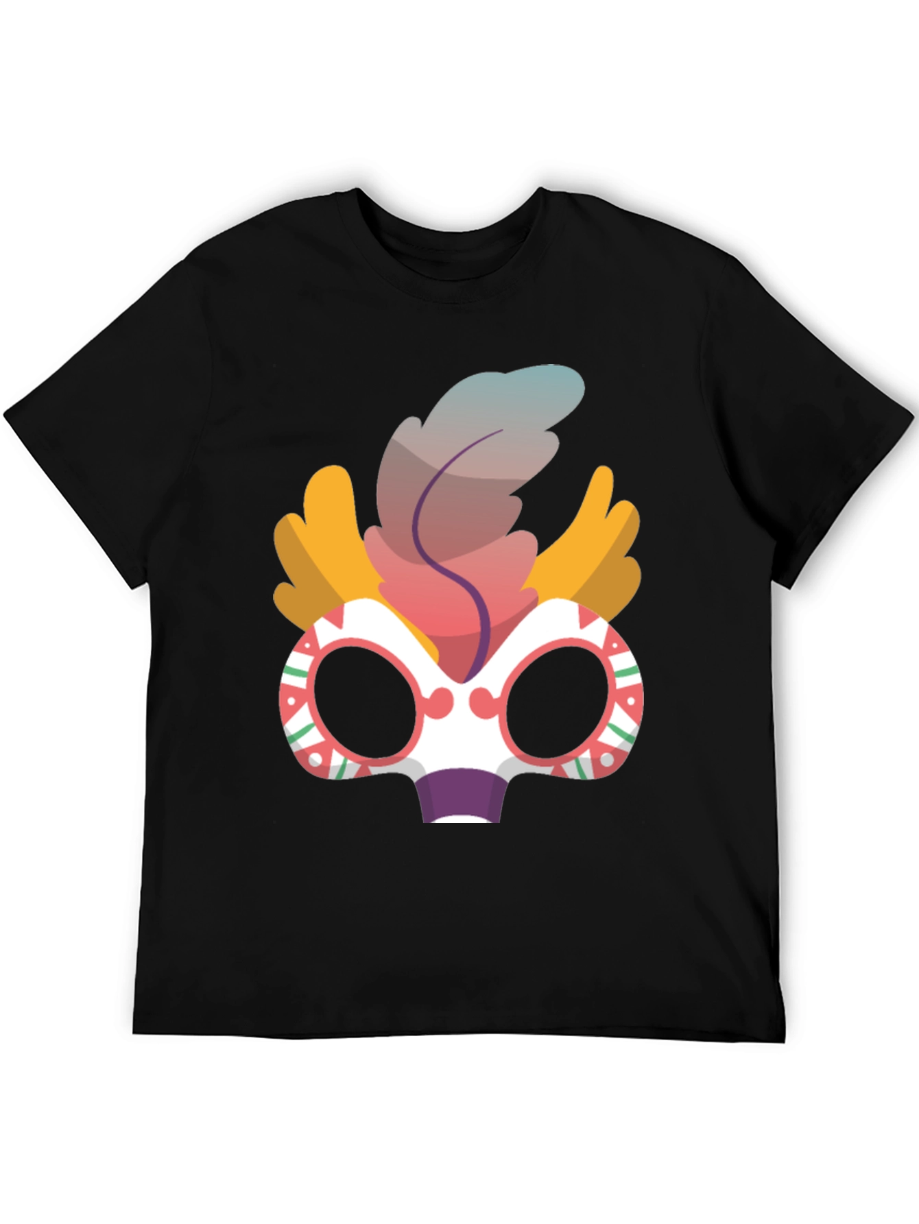 Dia de los Muertos Mask Graphic T-Shirt