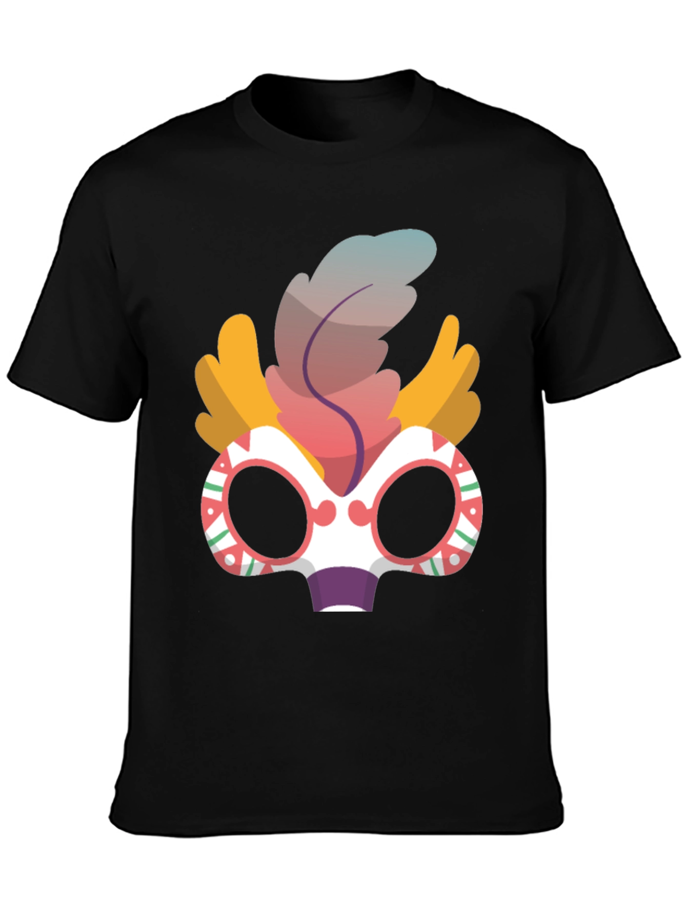Dia de los Muertos Mask Graphic T-Shirt