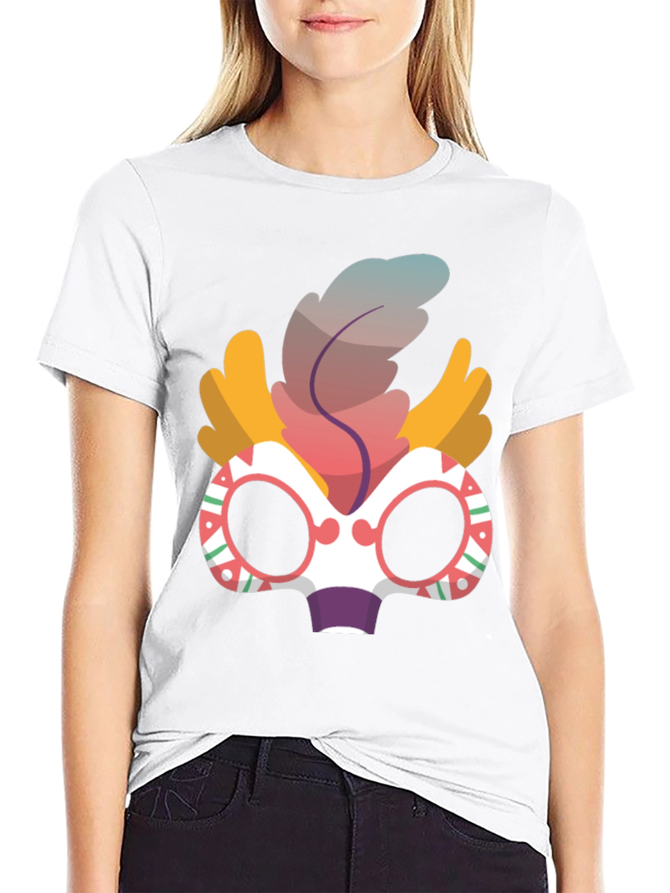 Dia de los Muertos Mask Graphic T-Shirt