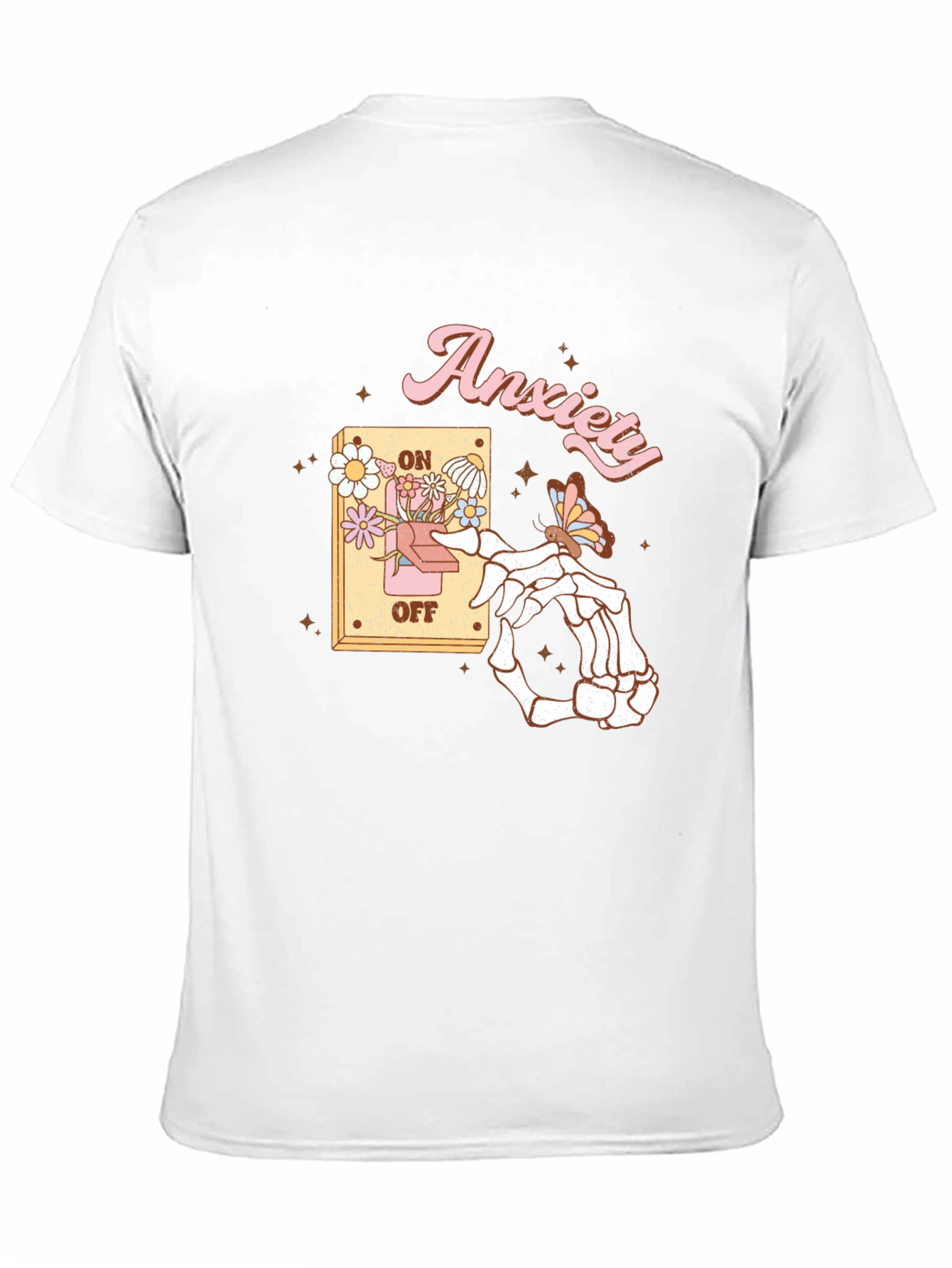 Anxiety On/Off Switch Graphic T-Shirt