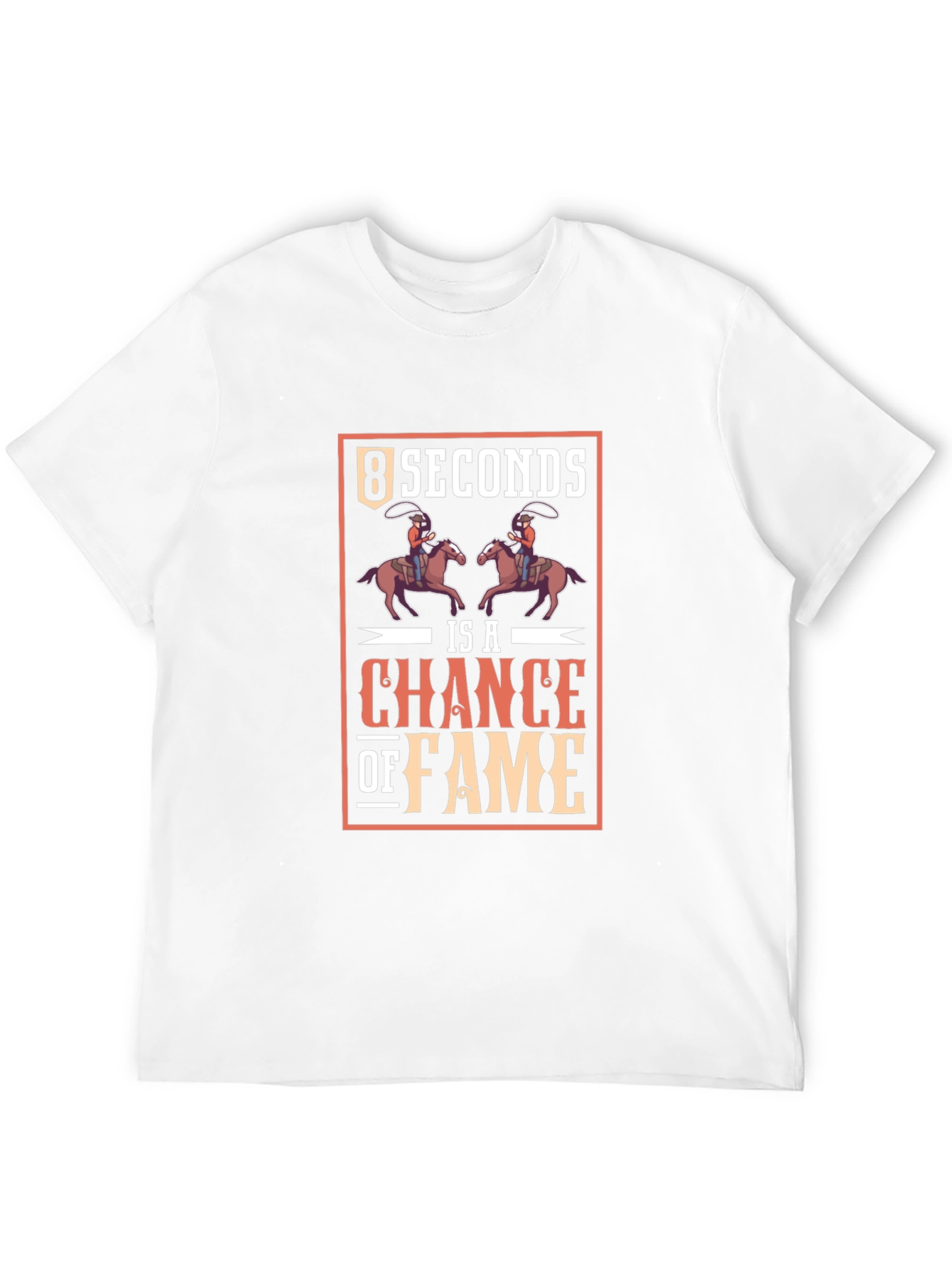 8 Seconds Chance of Fame Black T-Shirt