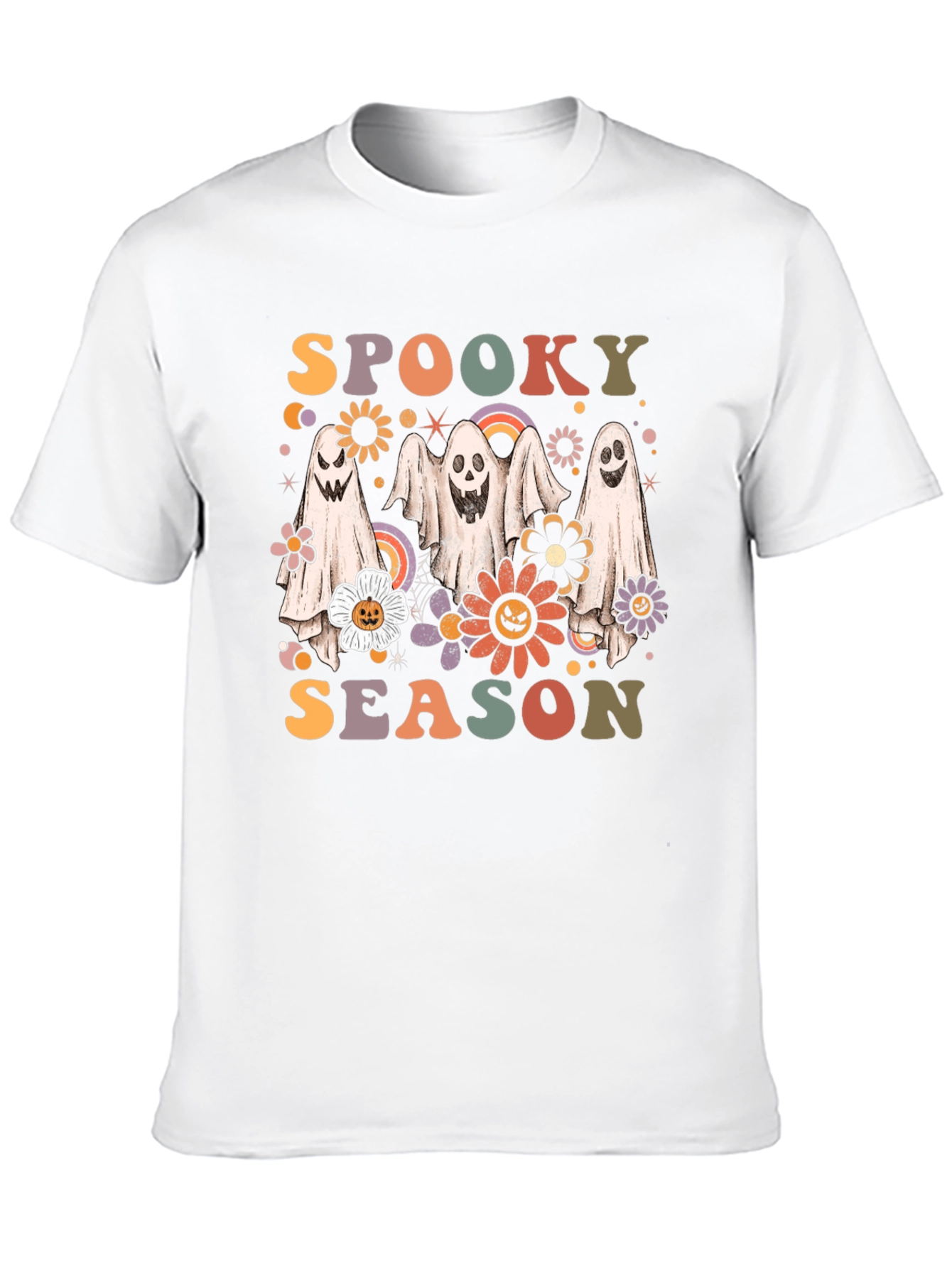 Spooky Season Ghost Graphic Tee