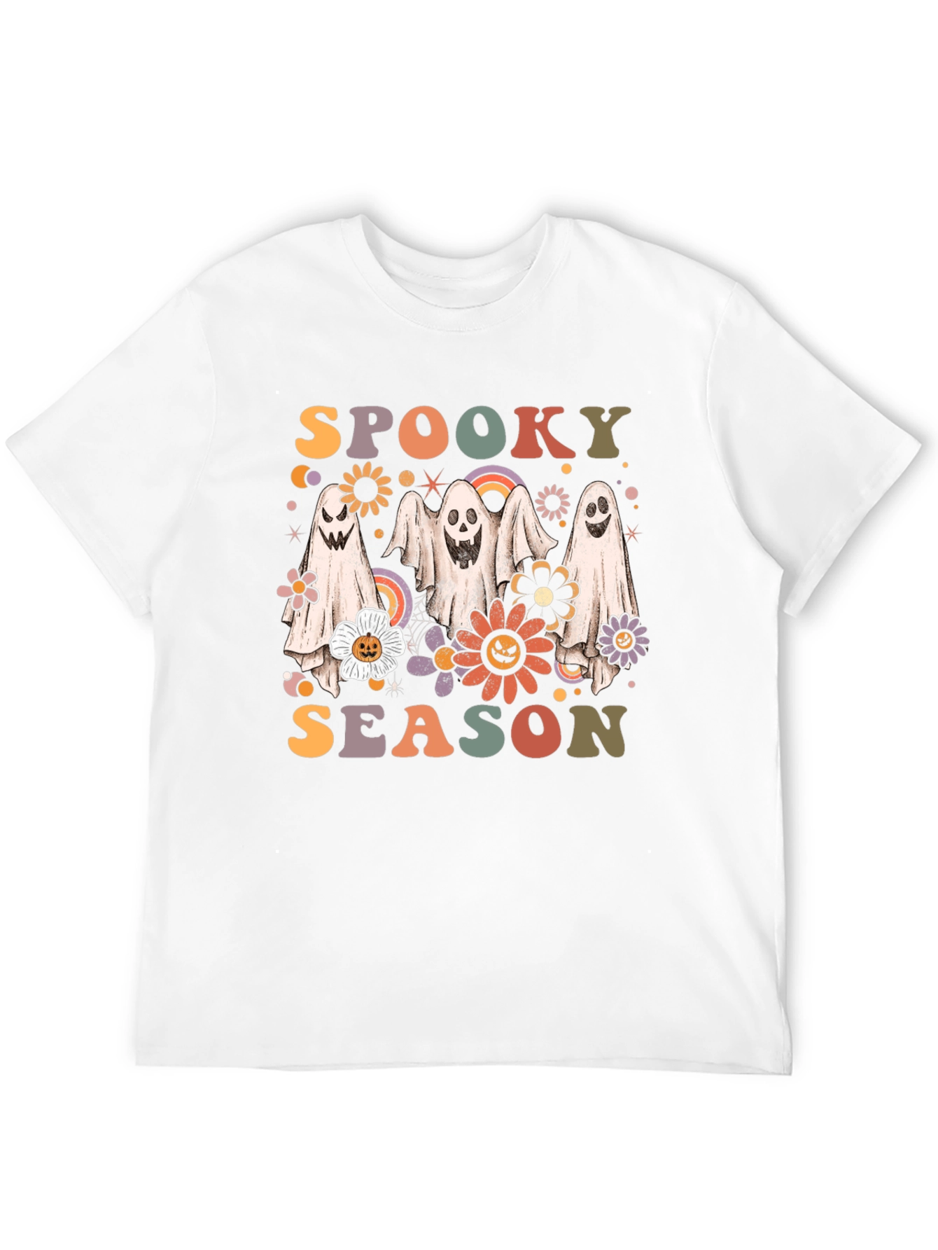 Spooky Season Ghost Graphic Tee