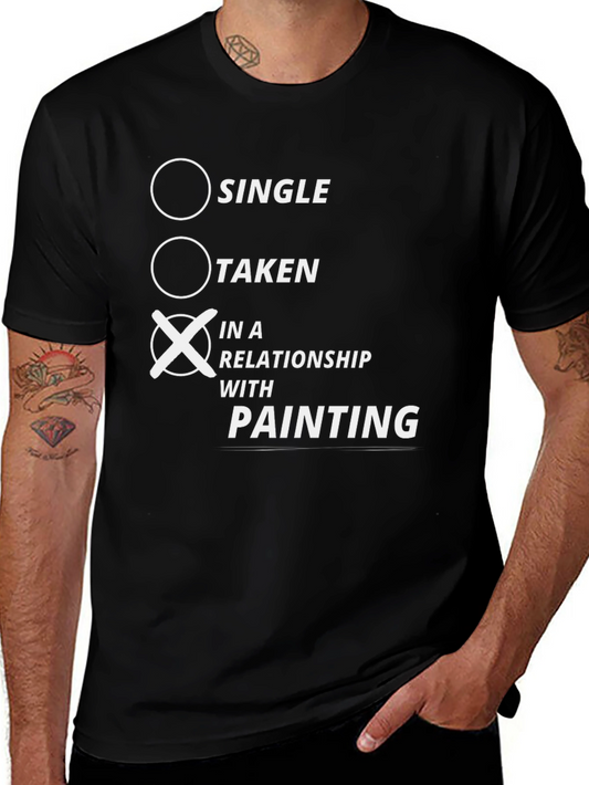 Painting Relationship T-Shirt - Artist Humor Tee