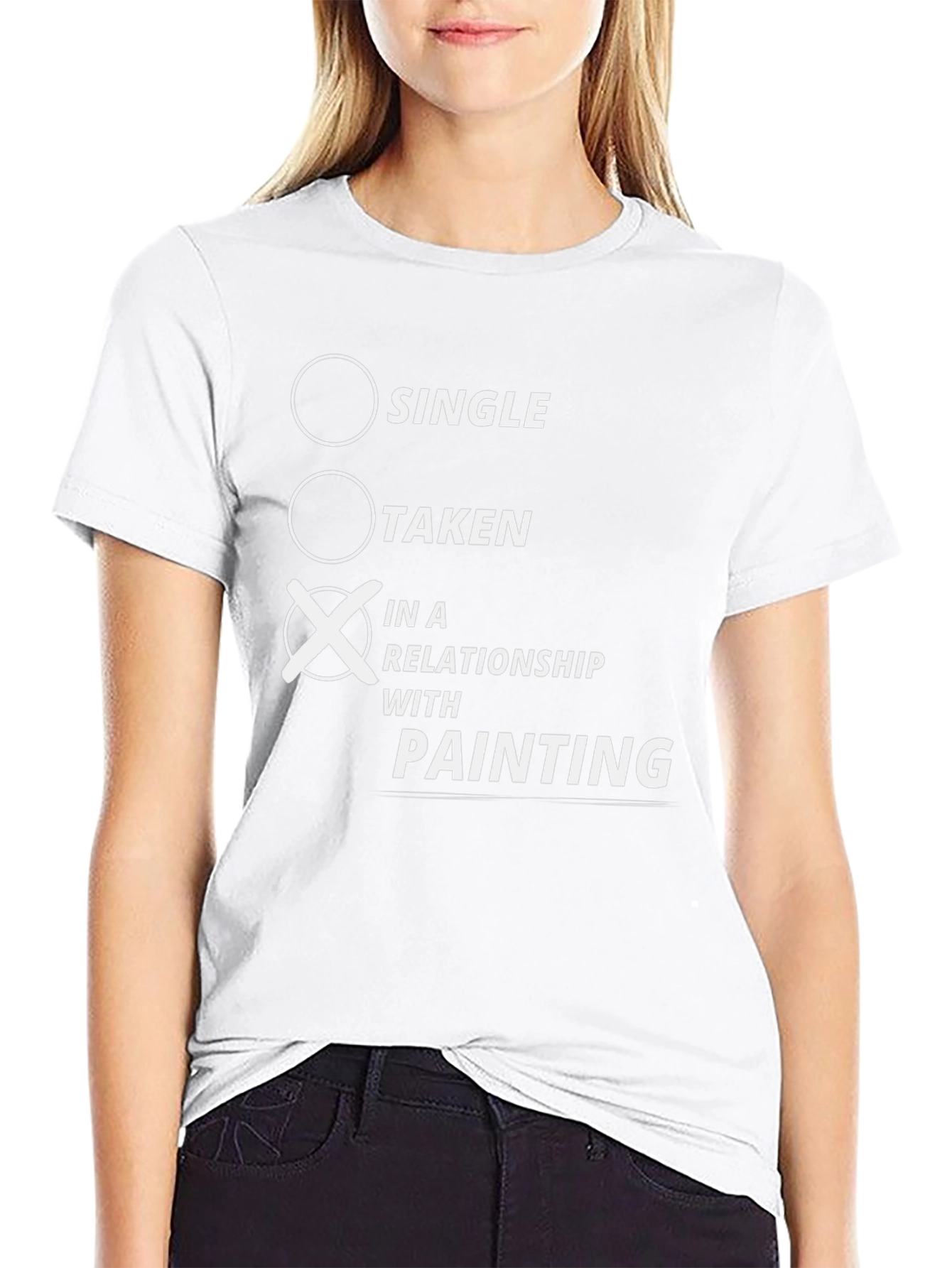 Painting Relationship T-Shirt - Artist Humor Tee