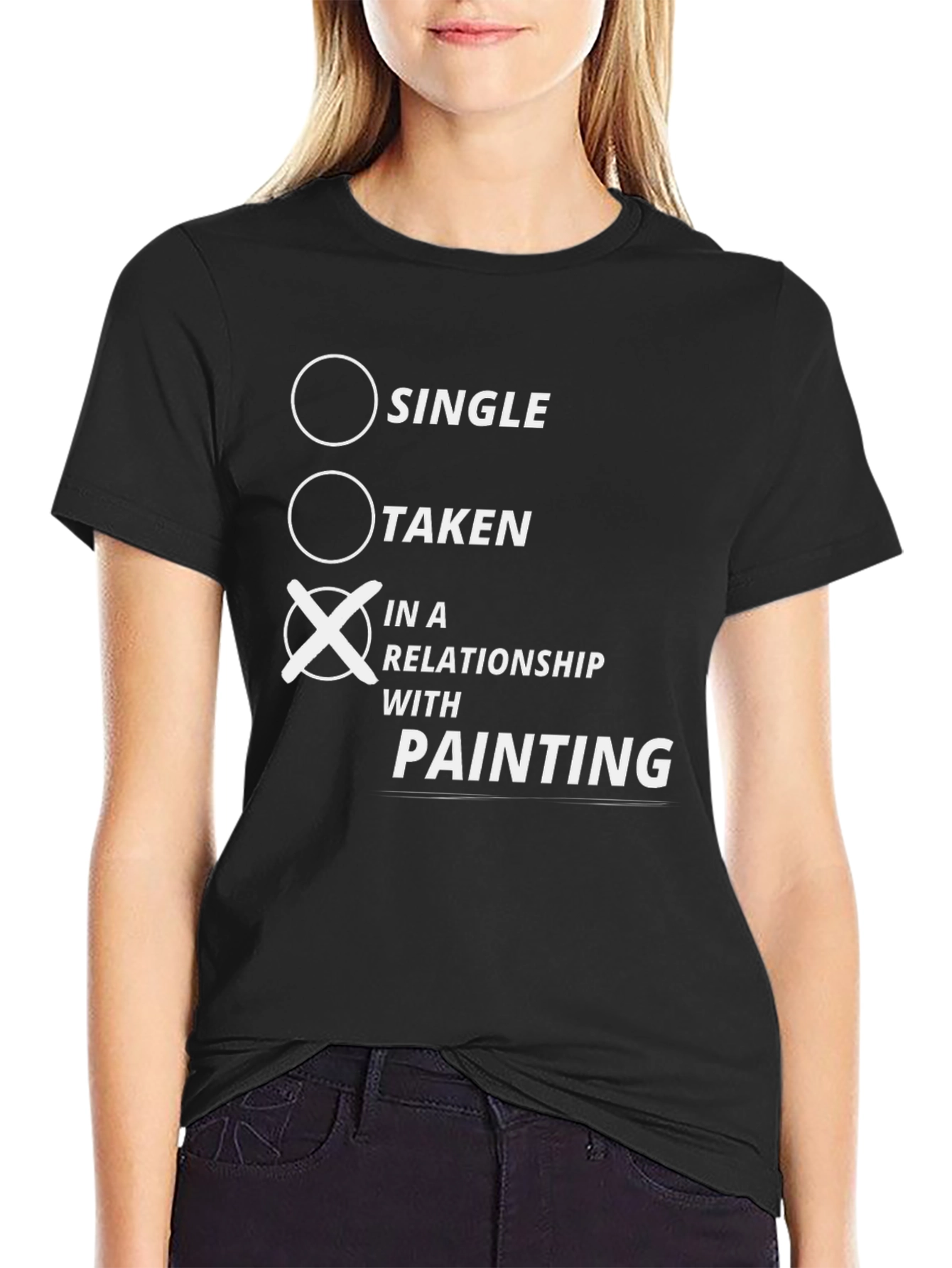 Painting Relationship T-Shirt - Artist Humor Tee