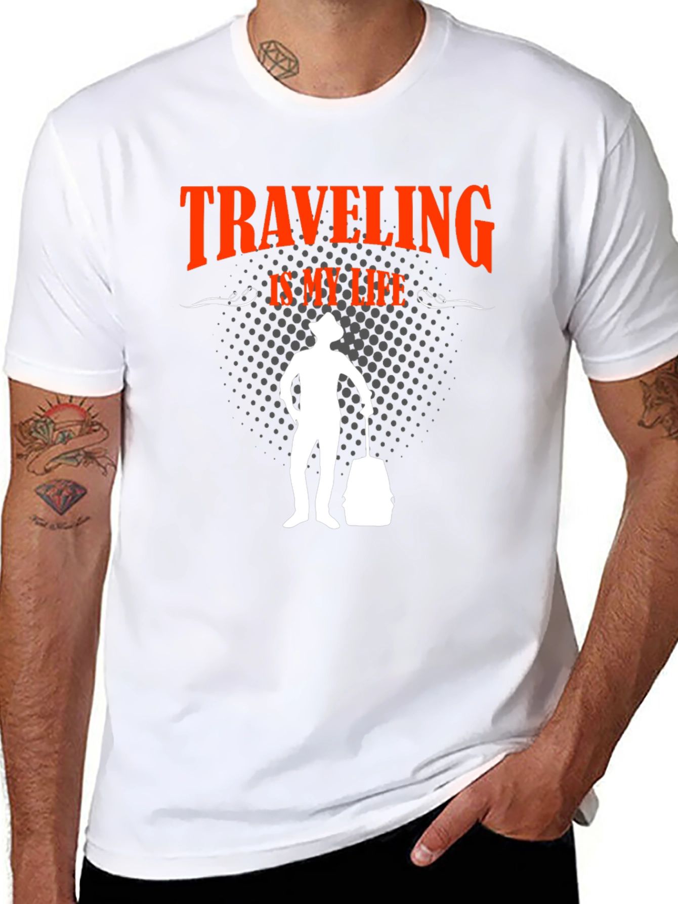 Traveling Is My Life Graphic T-Shirt
