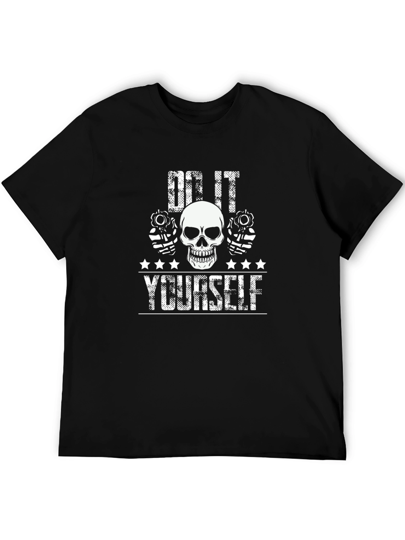 Do It Yourself Skull Graphic T-Shirt