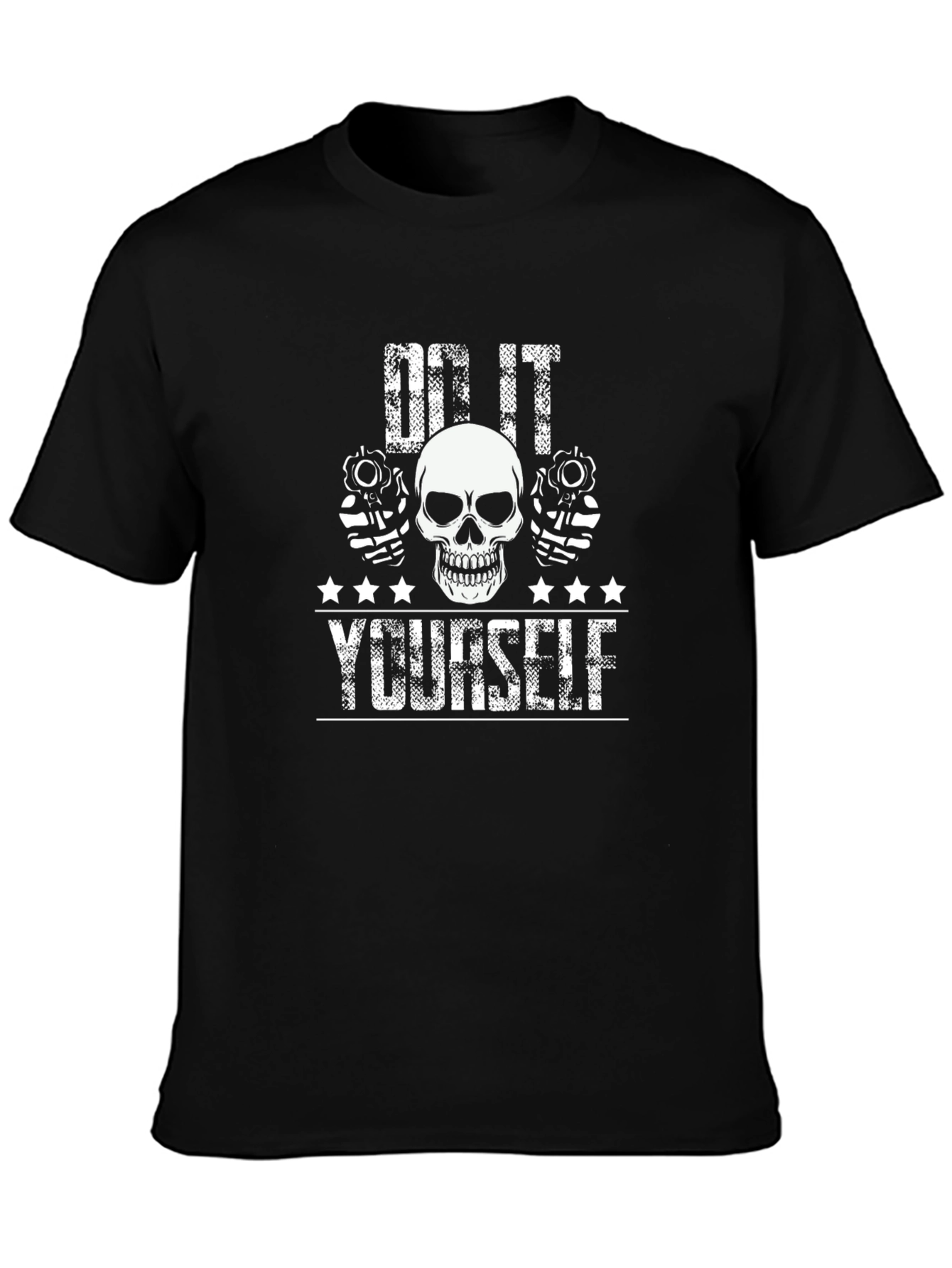 Do It Yourself Skull Graphic T-Shirt