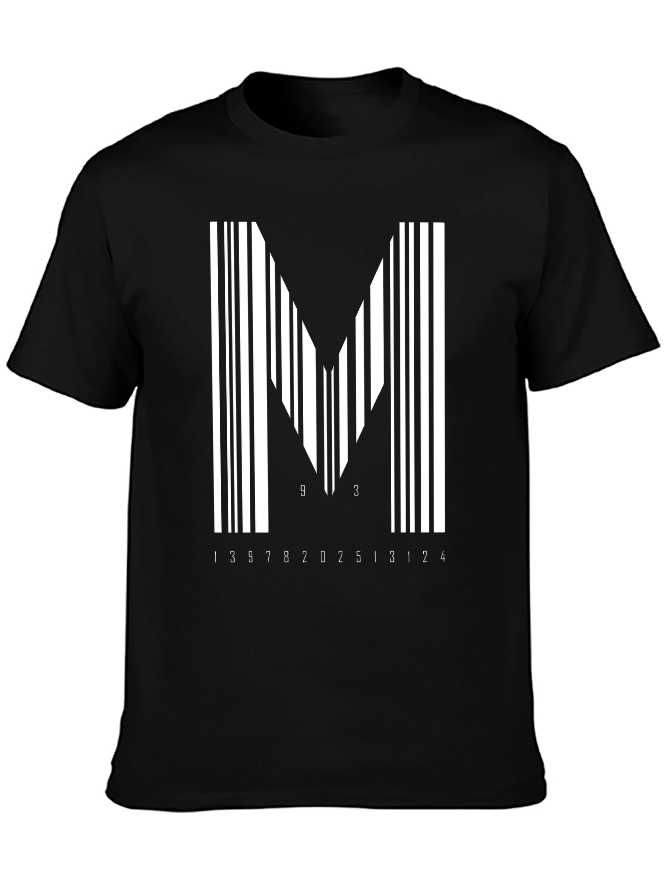 Barcode M Graphic Tee - Black