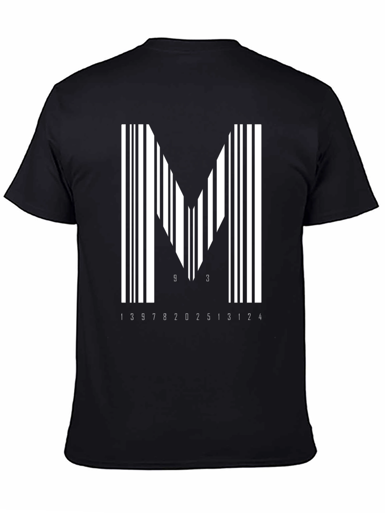 Barcode M Graphic Tee - Black