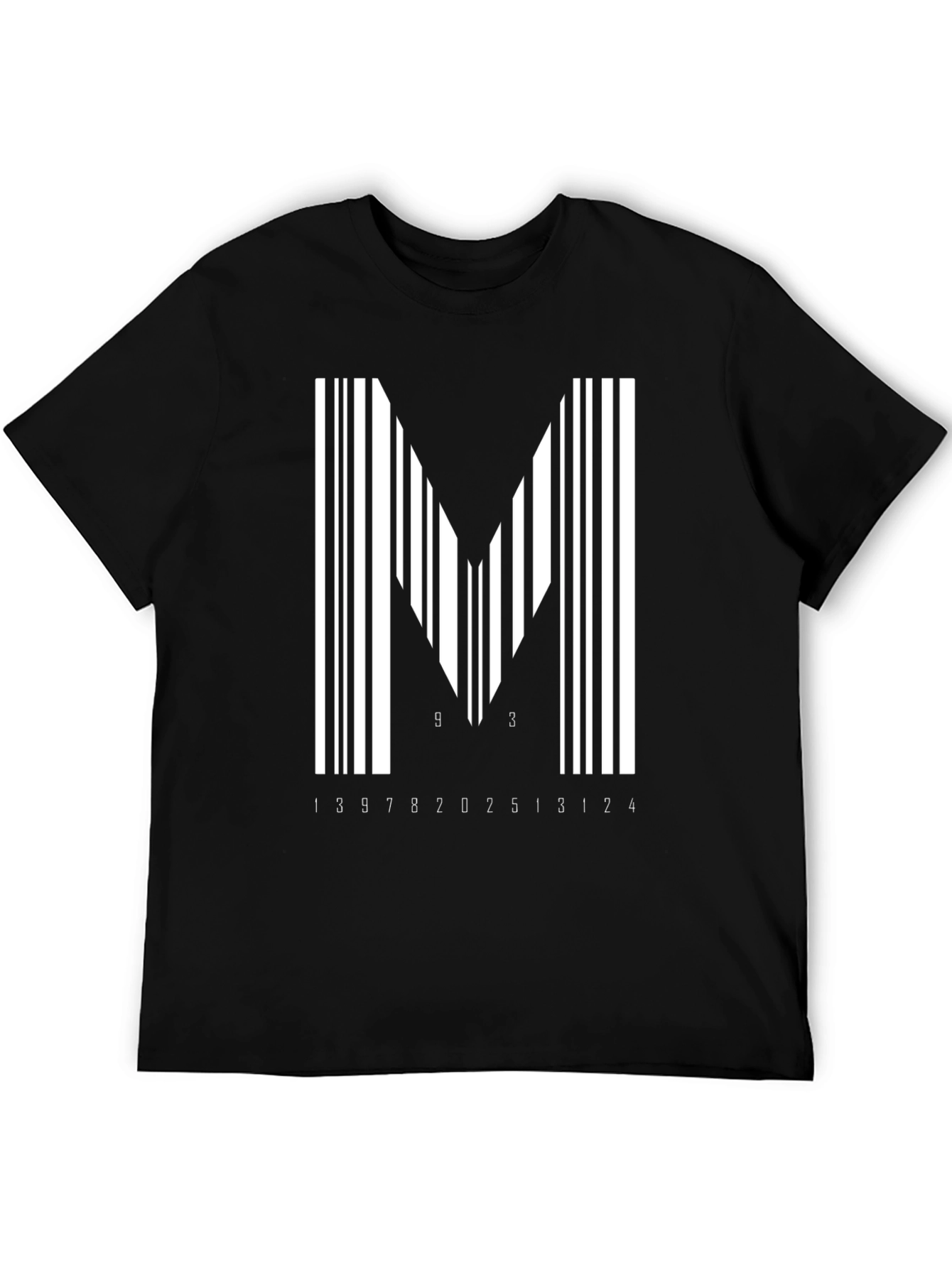 Barcode M Graphic Tee - Black