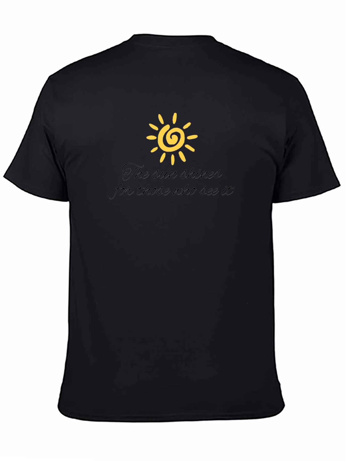 The Sun Shines Graphic Tee - Black