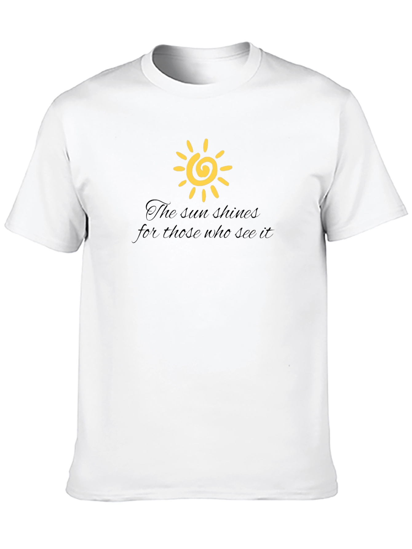 The Sun Shines Graphic Tee - Black