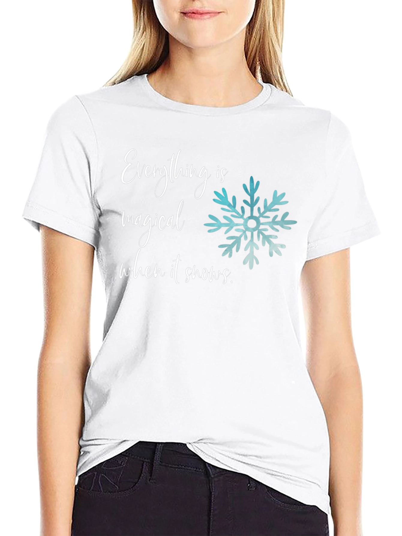Magical Snow T-Shirt - Winter Holiday Graphic Tee