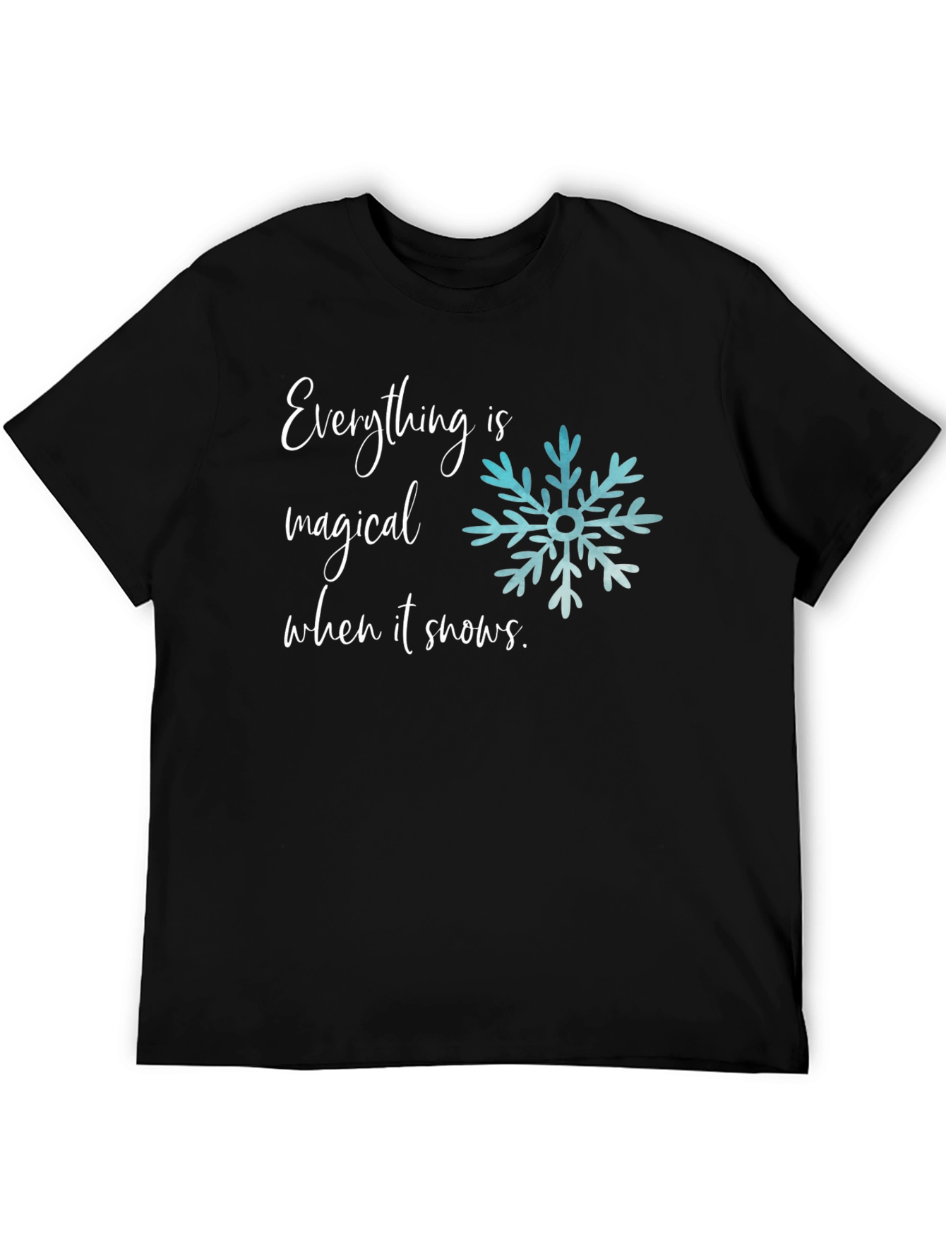 Magical Snow T-Shirt - Winter Holiday Graphic Tee