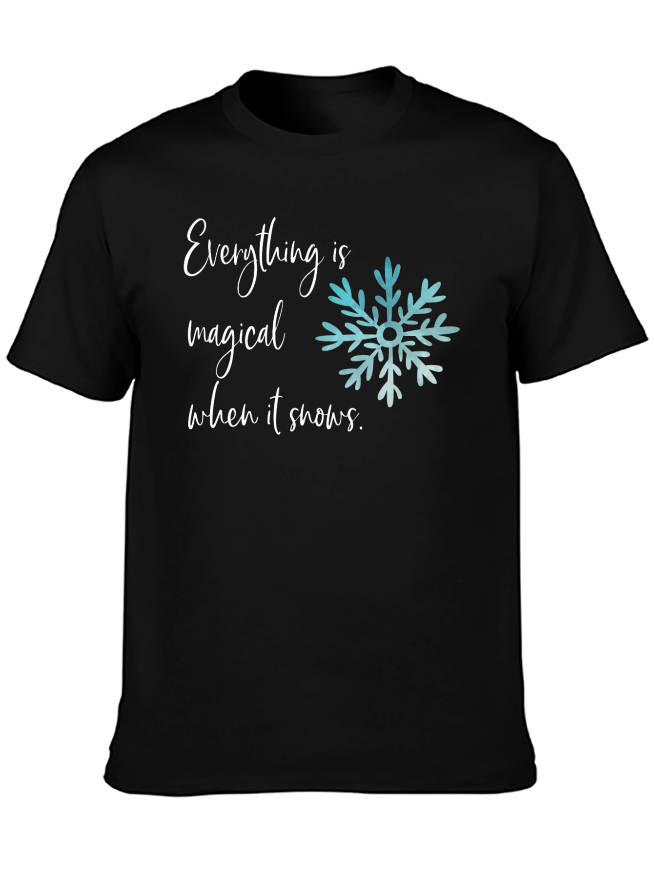 Magical Snow T-Shirt - Winter Holiday Graphic Tee