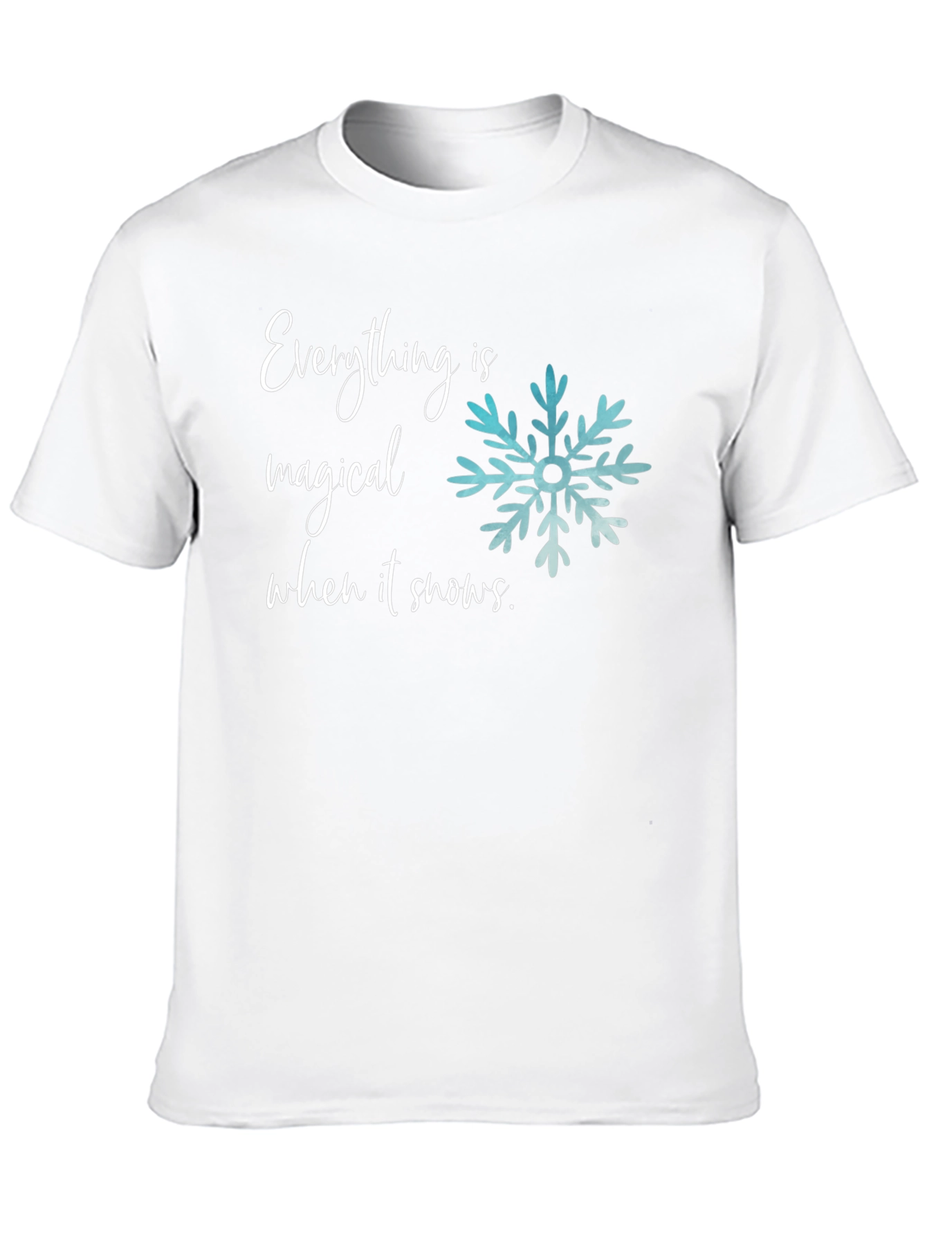 Magical Snow T-Shirt - Winter Holiday Graphic Tee