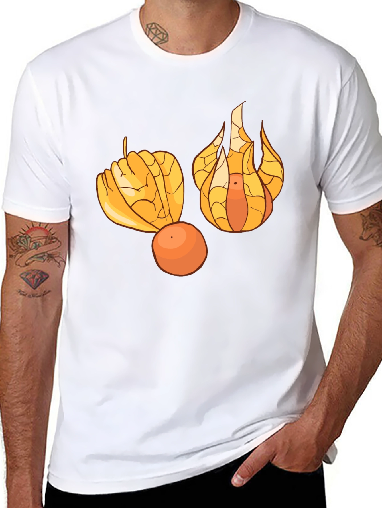 Physalis Fruit Graphic T-Shirt - Unique Design
