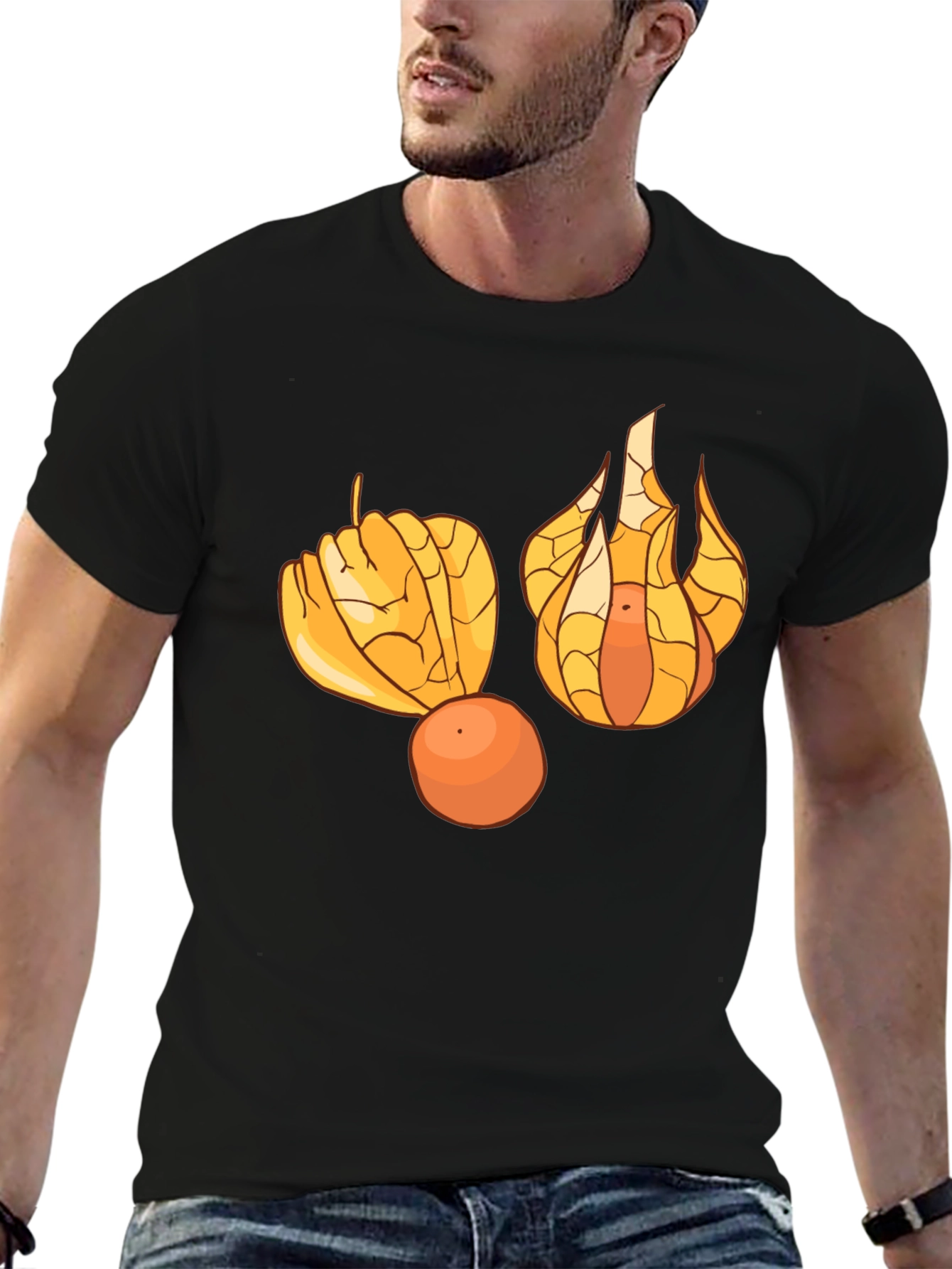 Physalis Fruit Graphic T-Shirt - Unique Design