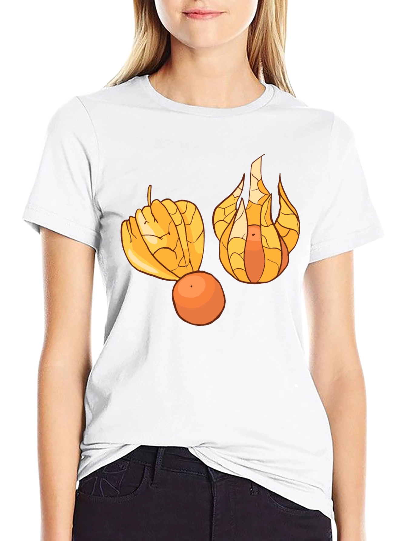 Physalis Fruit Graphic T-Shirt - Unique Design