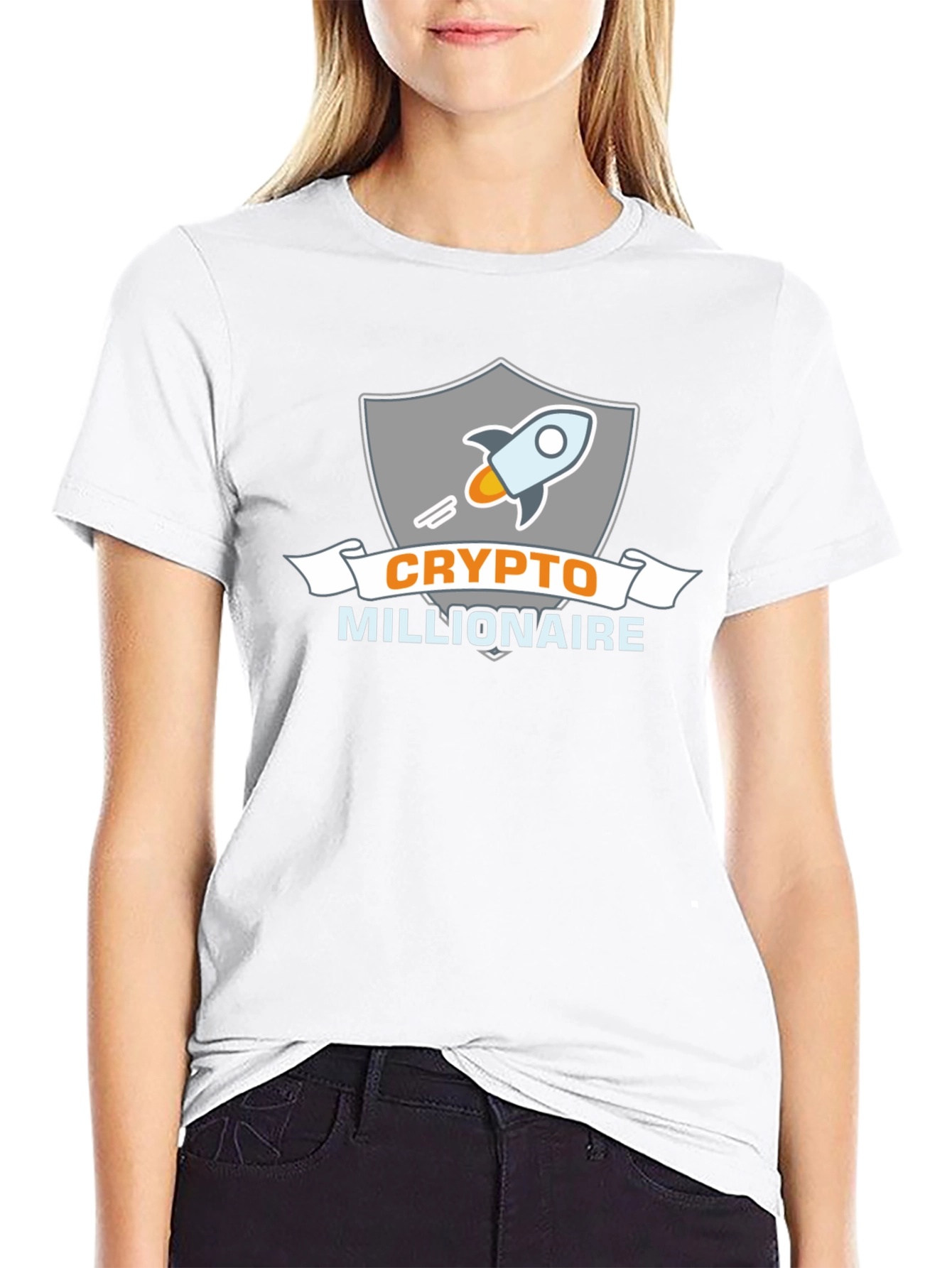 Crypto Millionaire Black T-Shirt