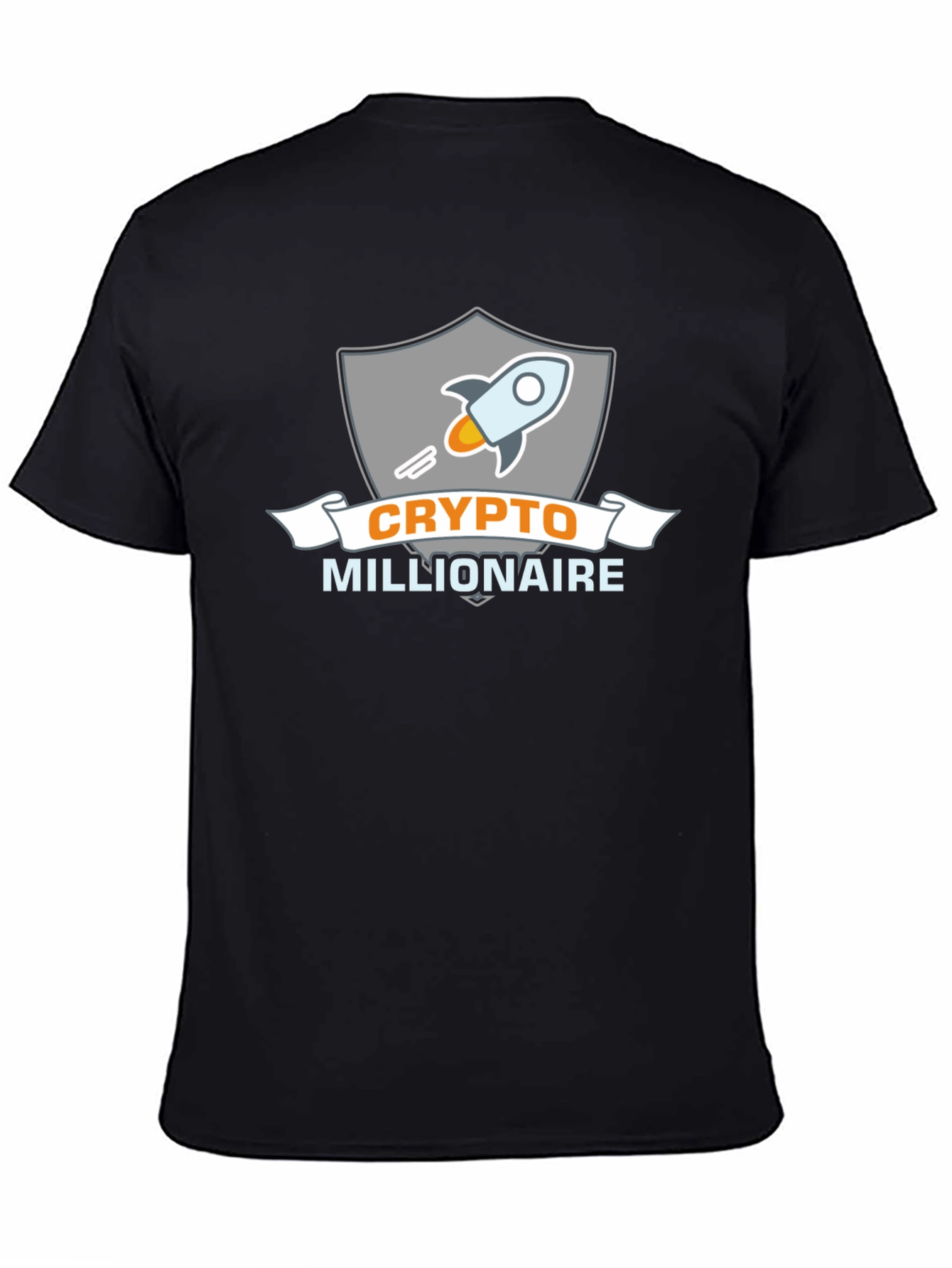 Crypto Millionaire Black T-Shirt