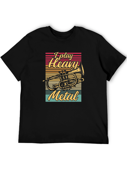 I Play Heavy Metal T-Shirt Music Lover Tee