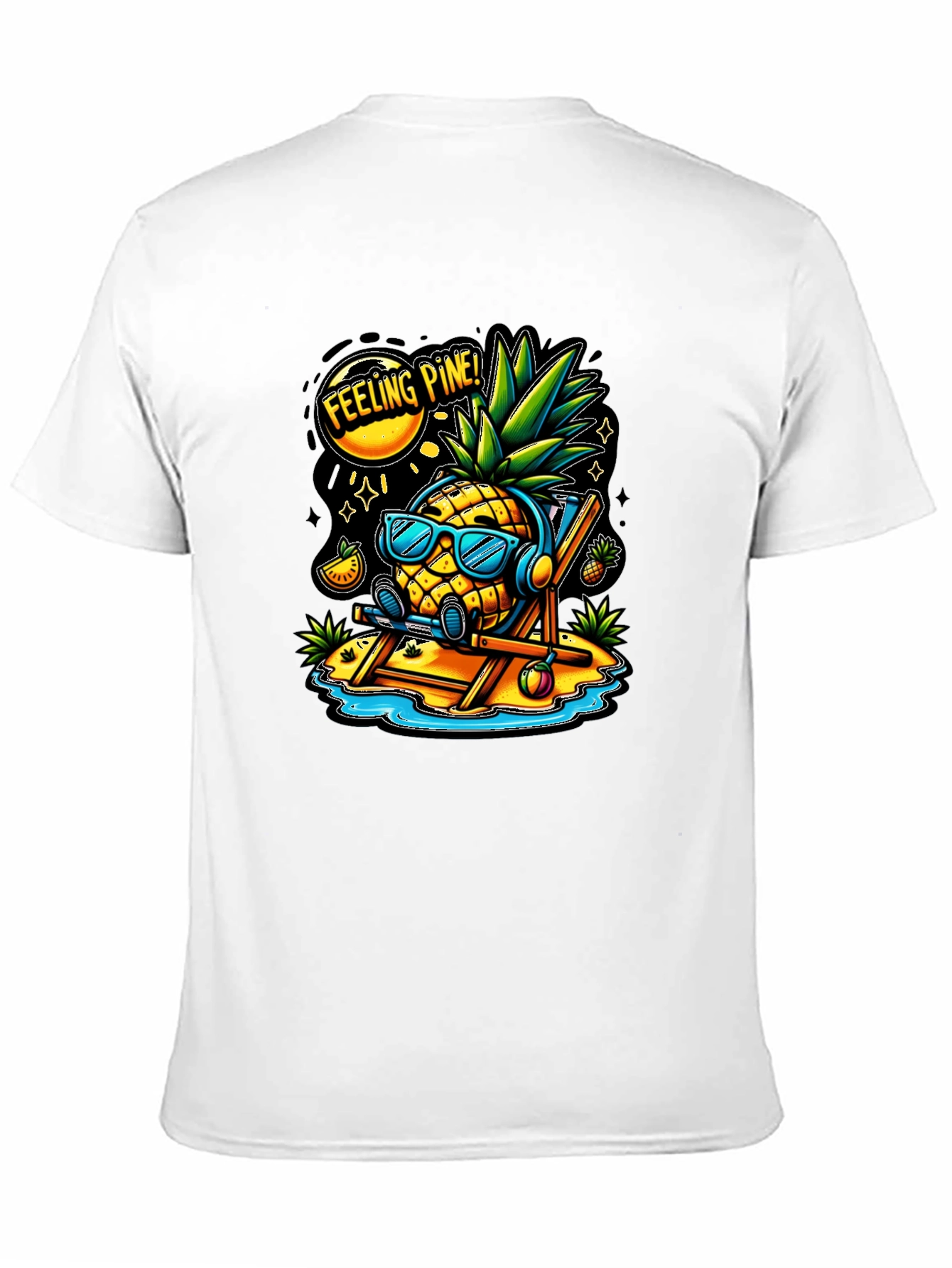 Feeling Pine Black Graphic T-Shirt