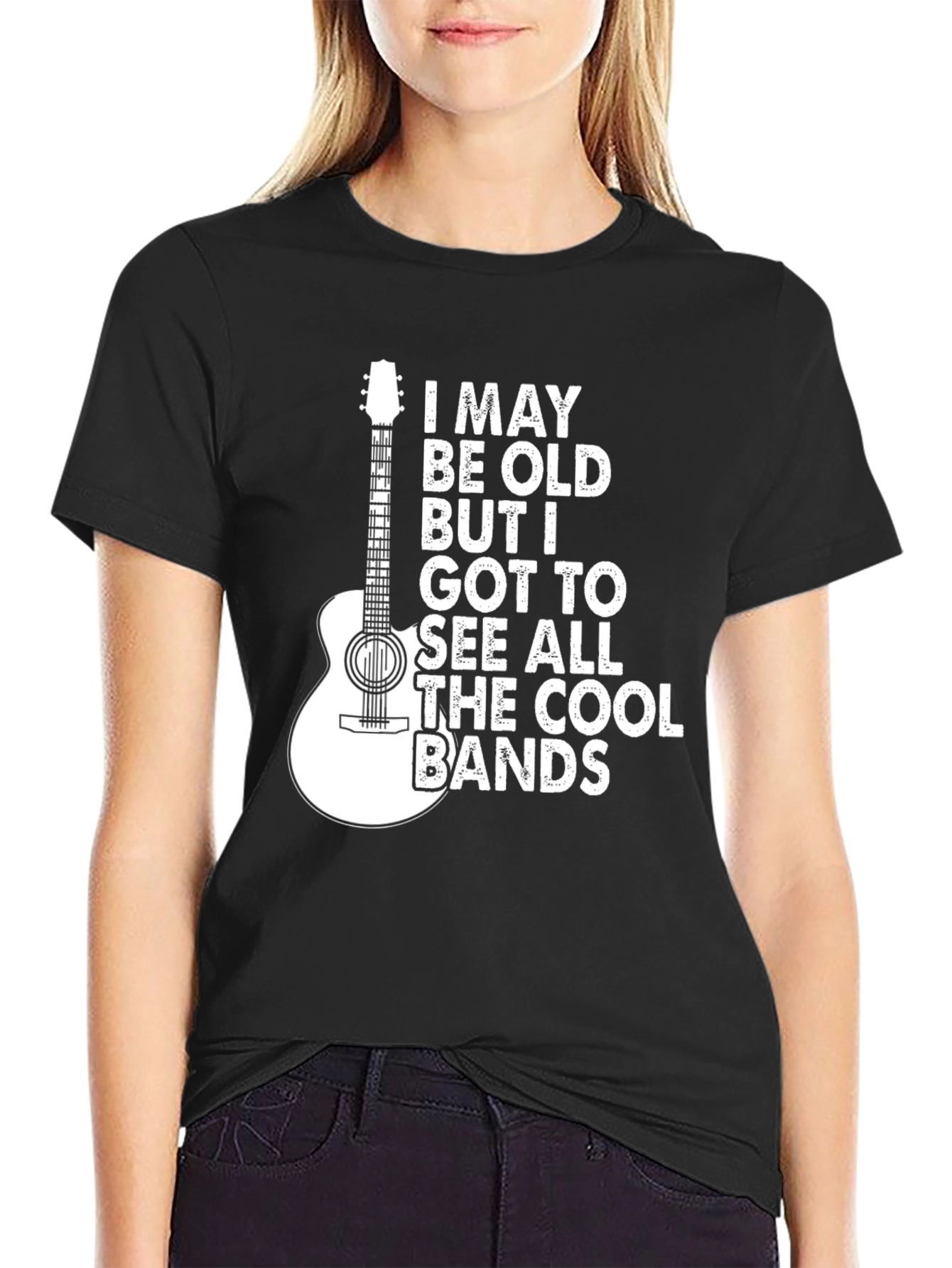 Cool Bands Guitar Graphic Tee