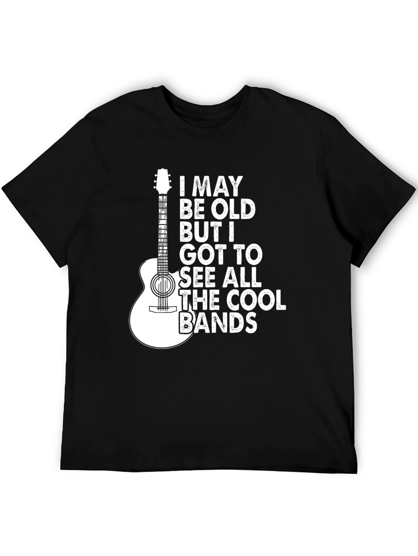 Cool Bands Guitar Graphic Tee