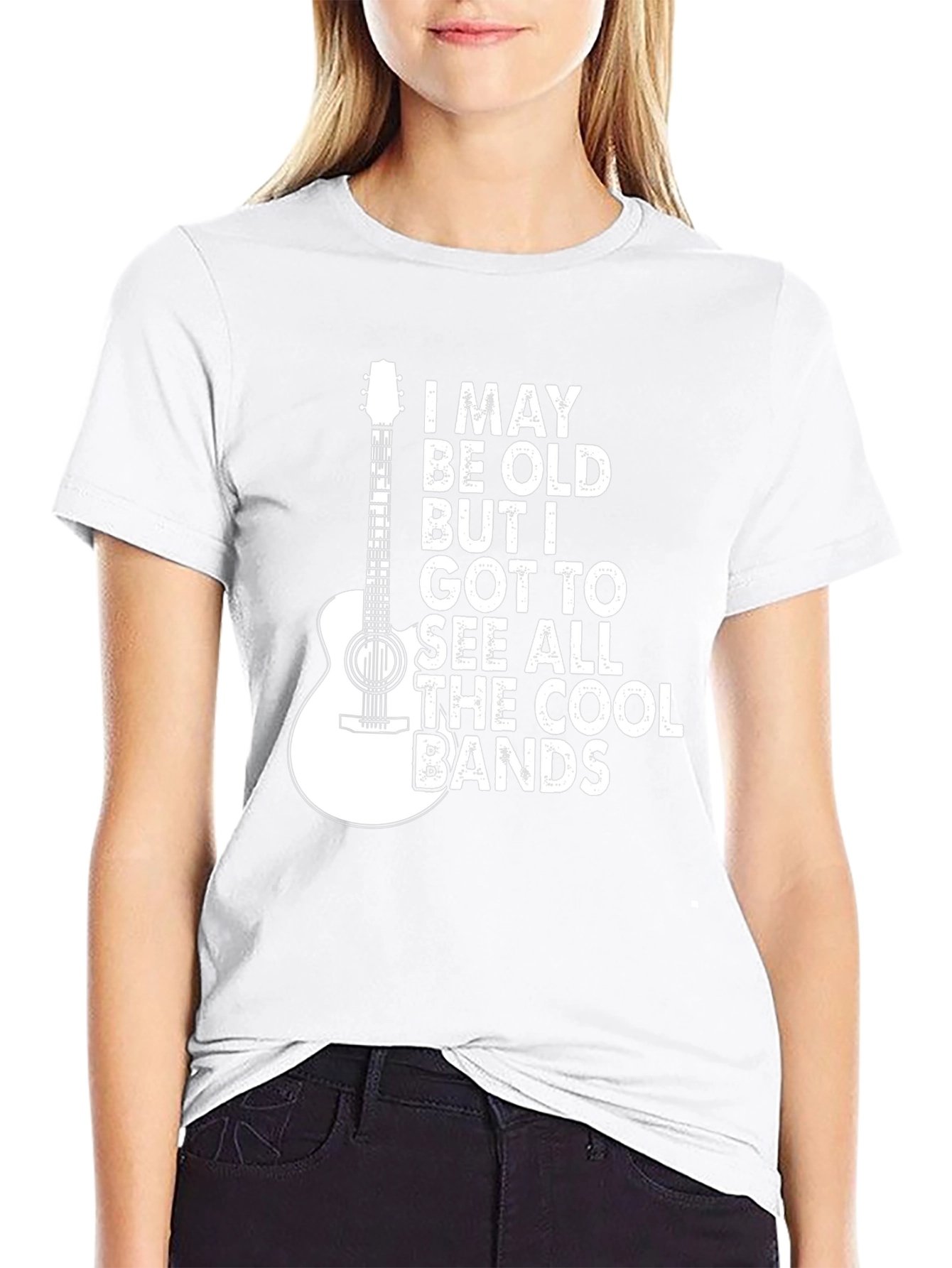 Cool Bands Guitar Graphic Tee