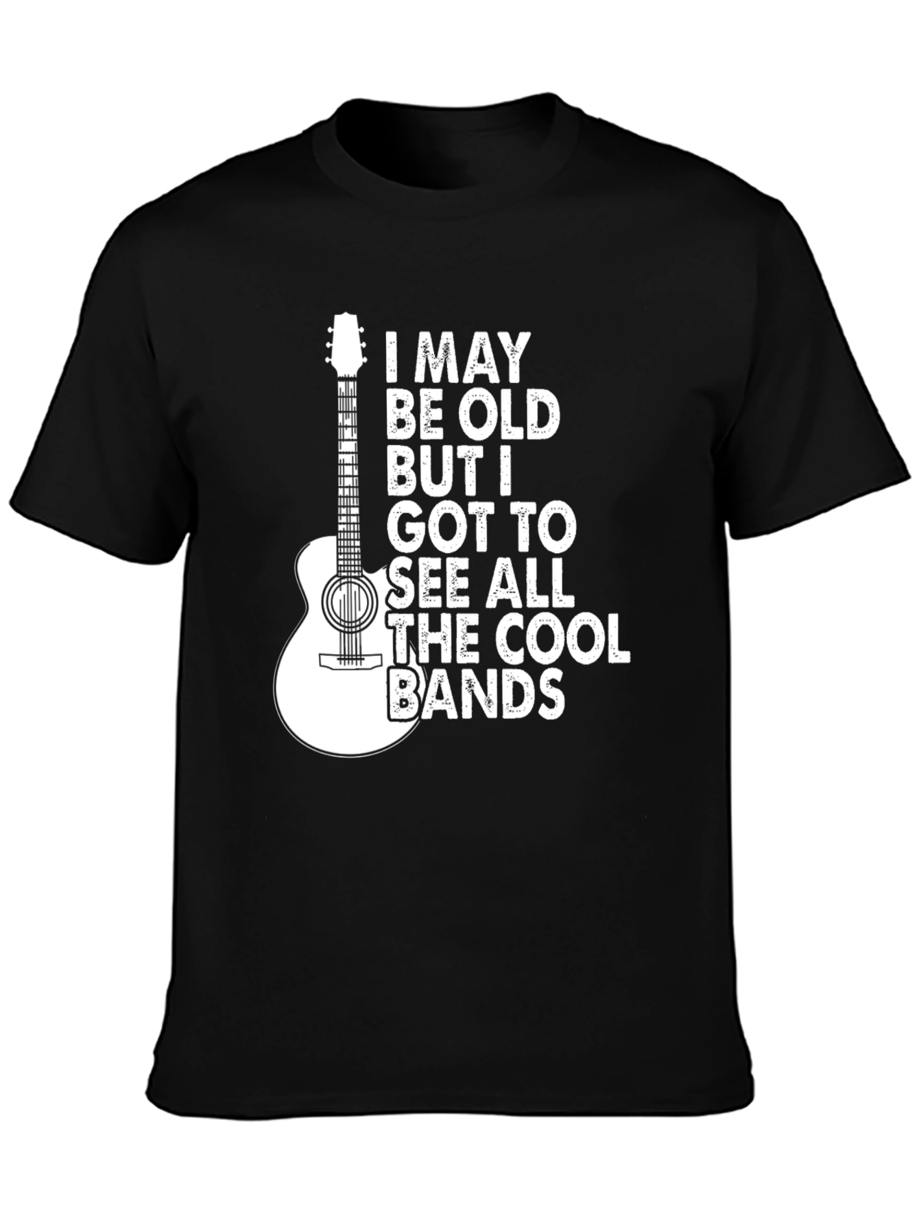Cool Bands Guitar Graphic Tee
