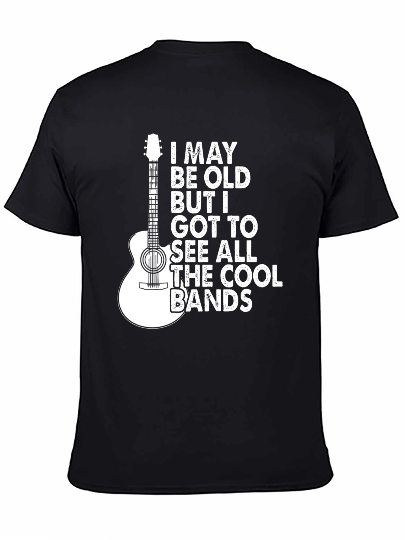 Cool Bands Guitar Graphic Tee