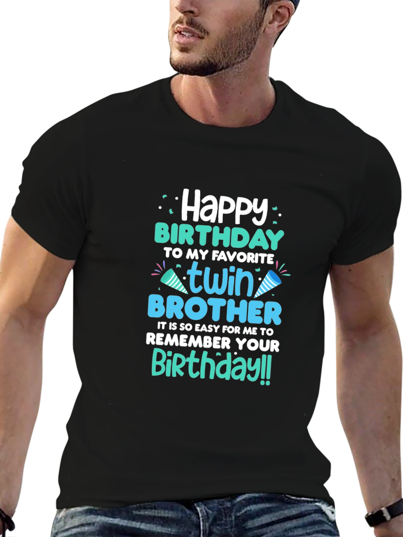 Twin Brother Birthday T-Shirt