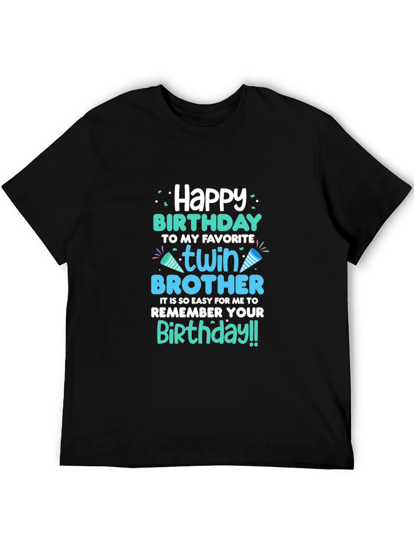 Twin Brother Birthday T-Shirt