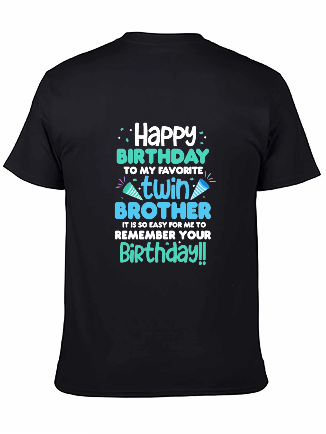 Twin Brother Birthday T-Shirt