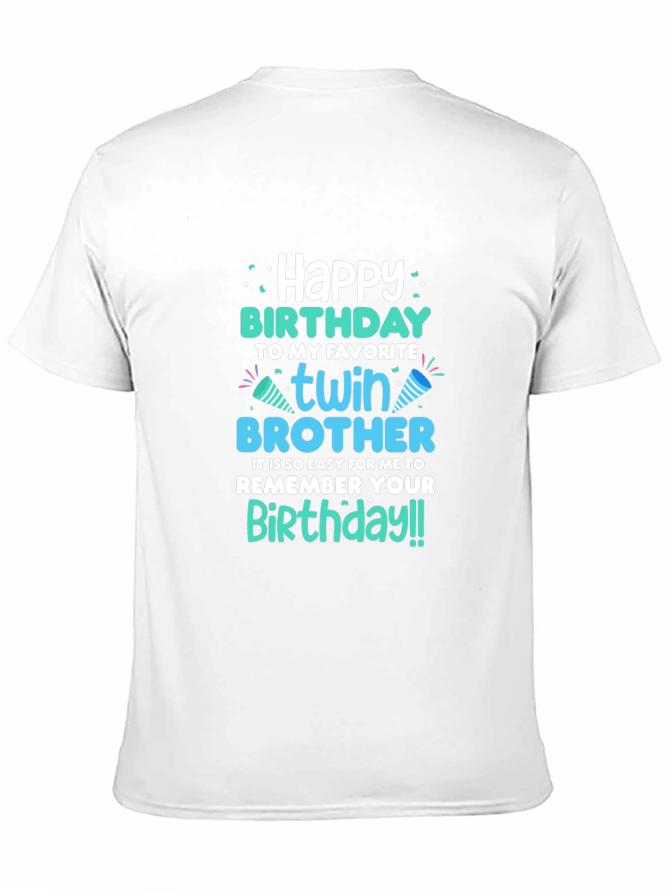 Twin Brother Birthday T-Shirt