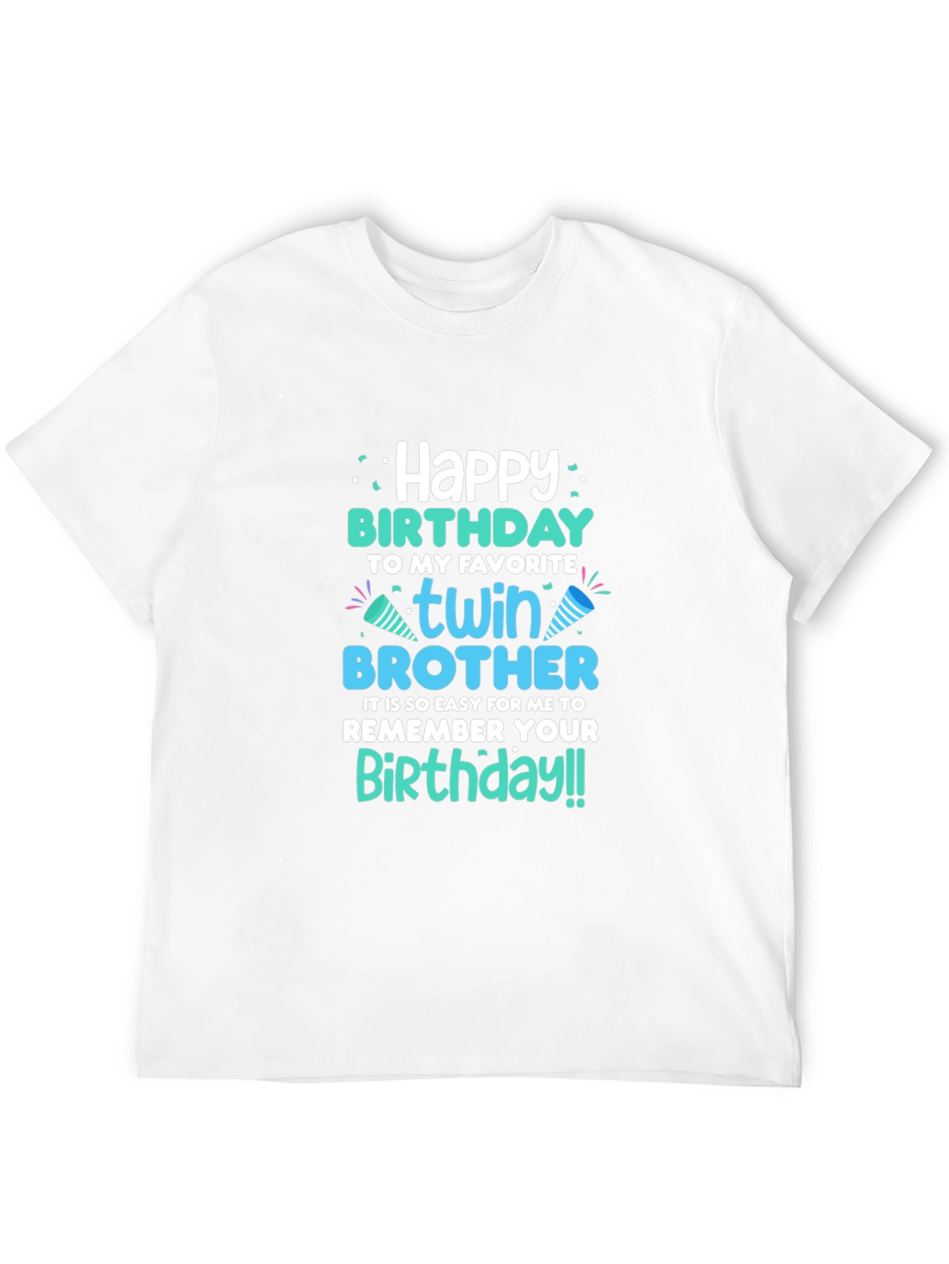 Twin Brother Birthday T-Shirt