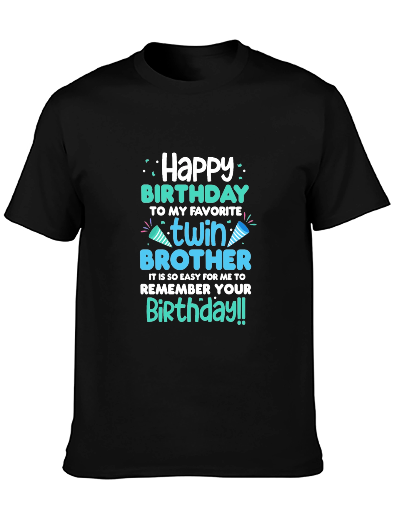 Twin Brother Birthday T-Shirt