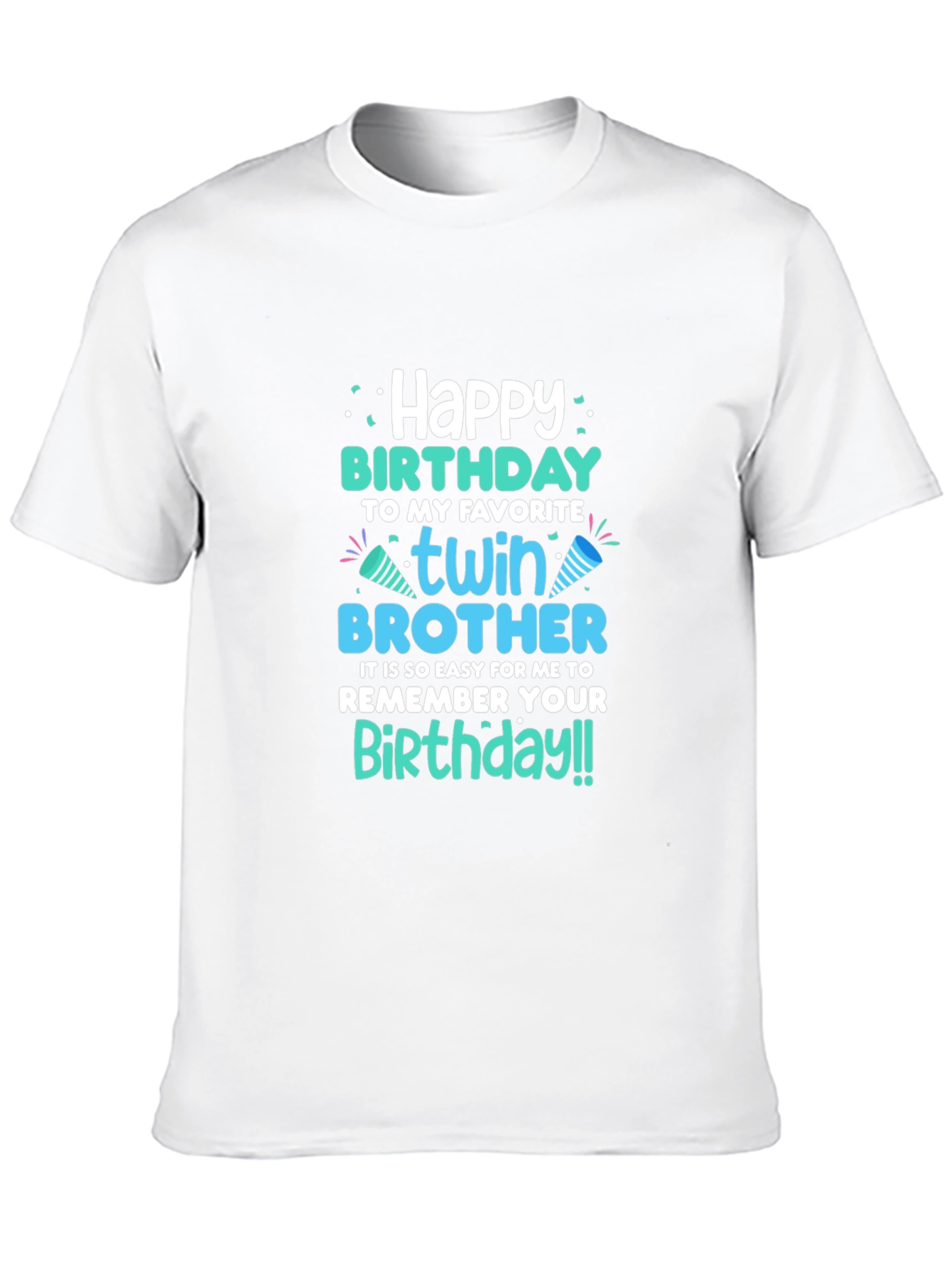 Twin Brother Birthday T-Shirt