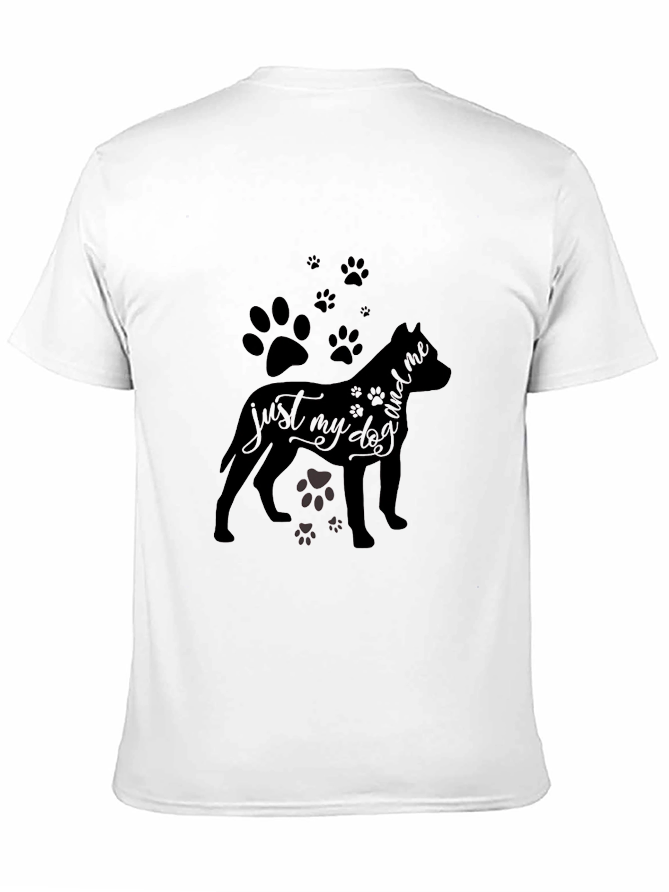 Mens Black Dog Lover T-Shirt