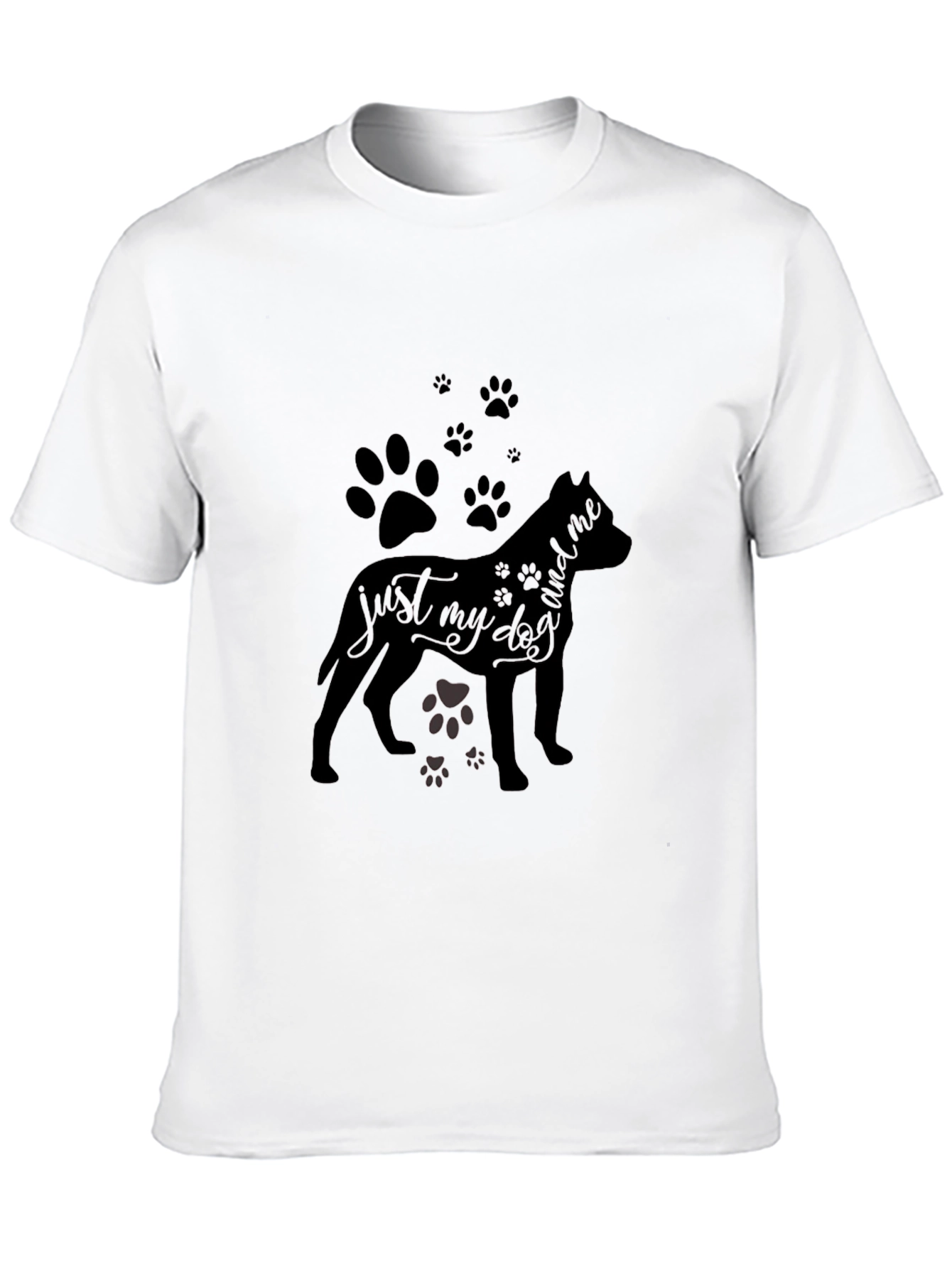 Mens Black Dog Lover T-Shirt